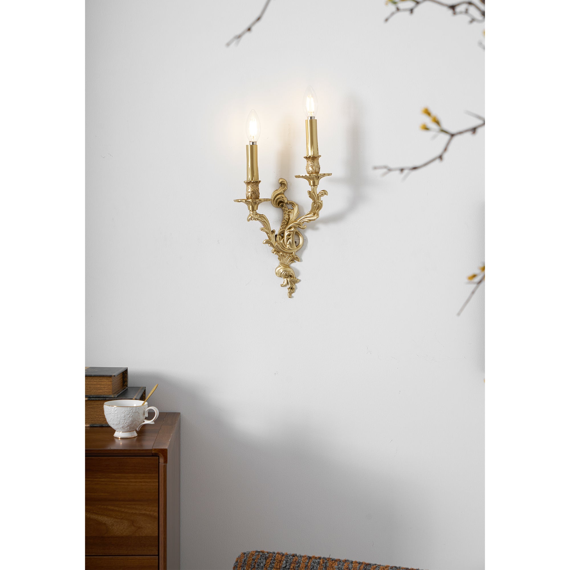 Aplique de pared rococó Islaino
