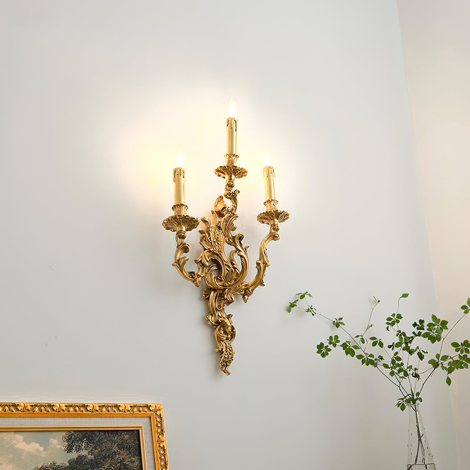 Aplique de pared clásico Moliven