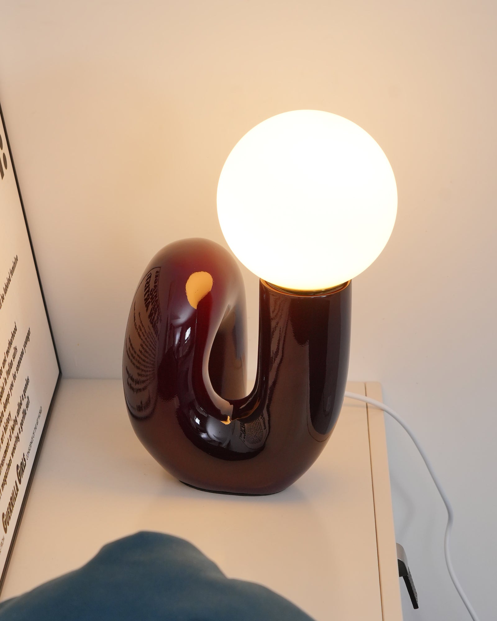 Lámpara de mesa espiral Aroal