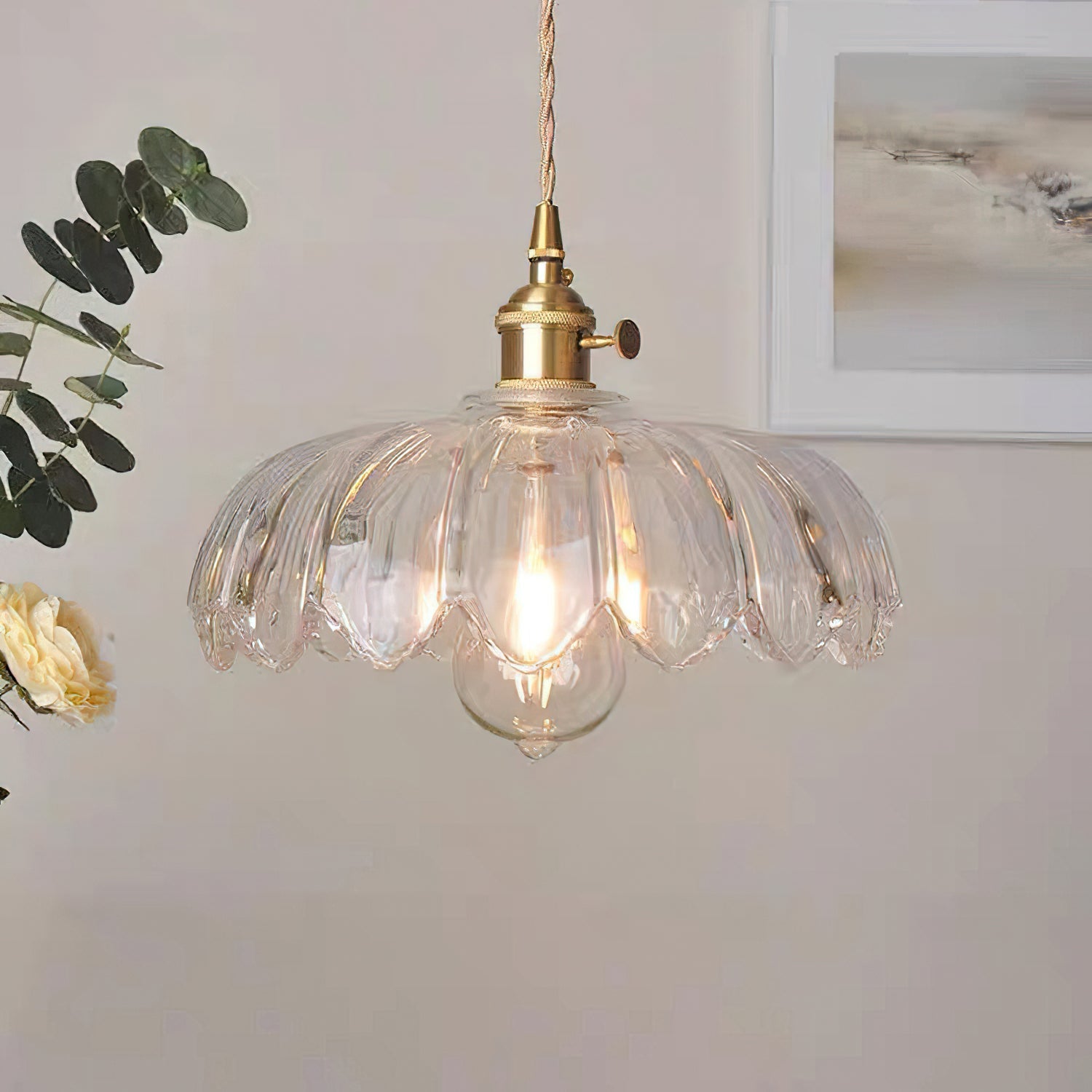 Lámpara colgante retro Nolia