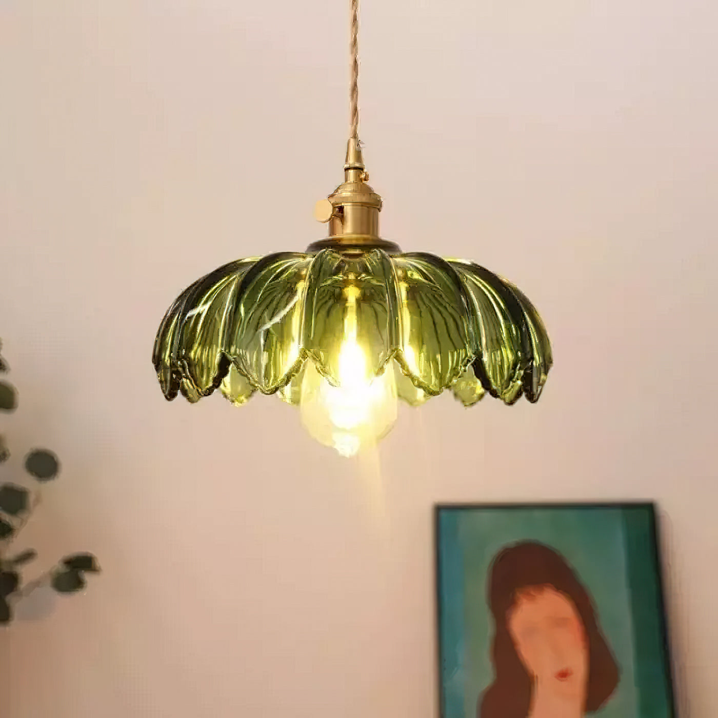 Lámpara colgante retro Nolia