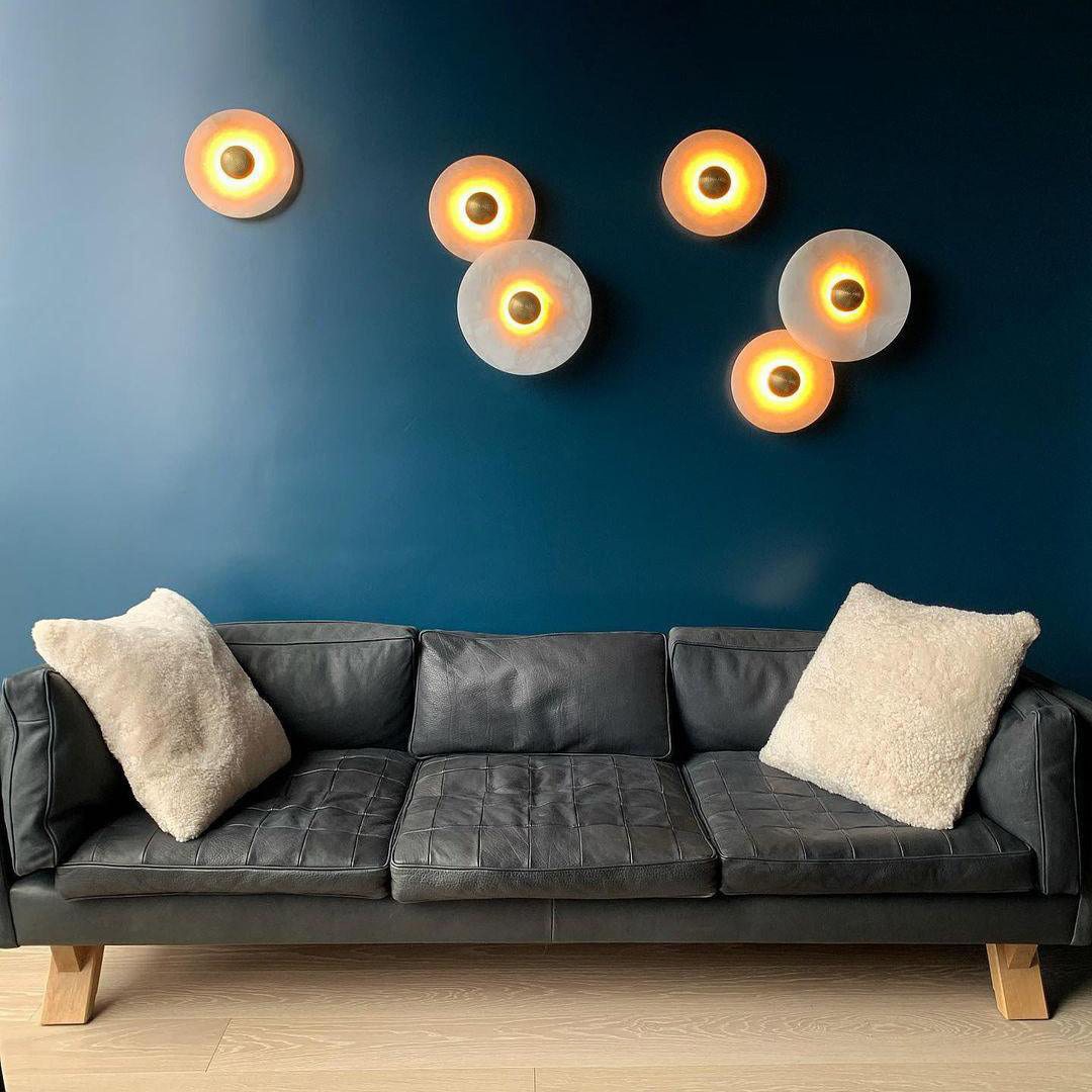 Aplique de pared redondo Ismarven