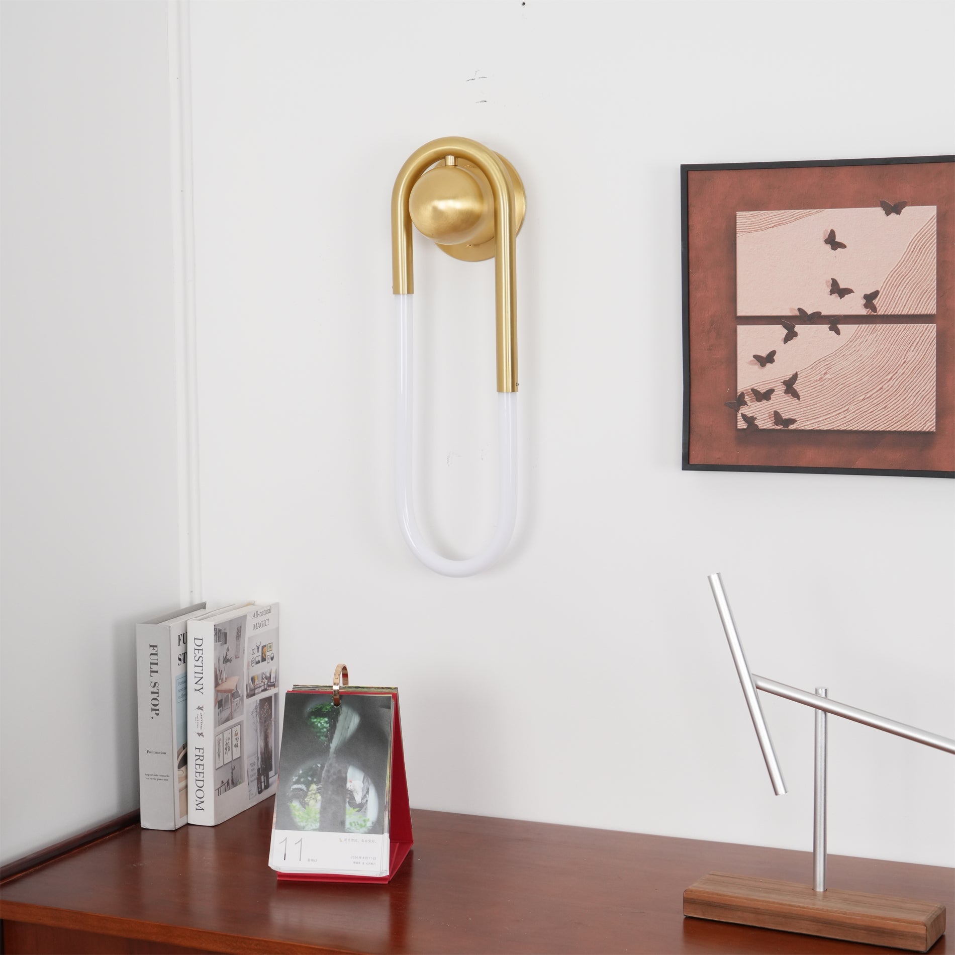 Aplique de pared curvo Marar