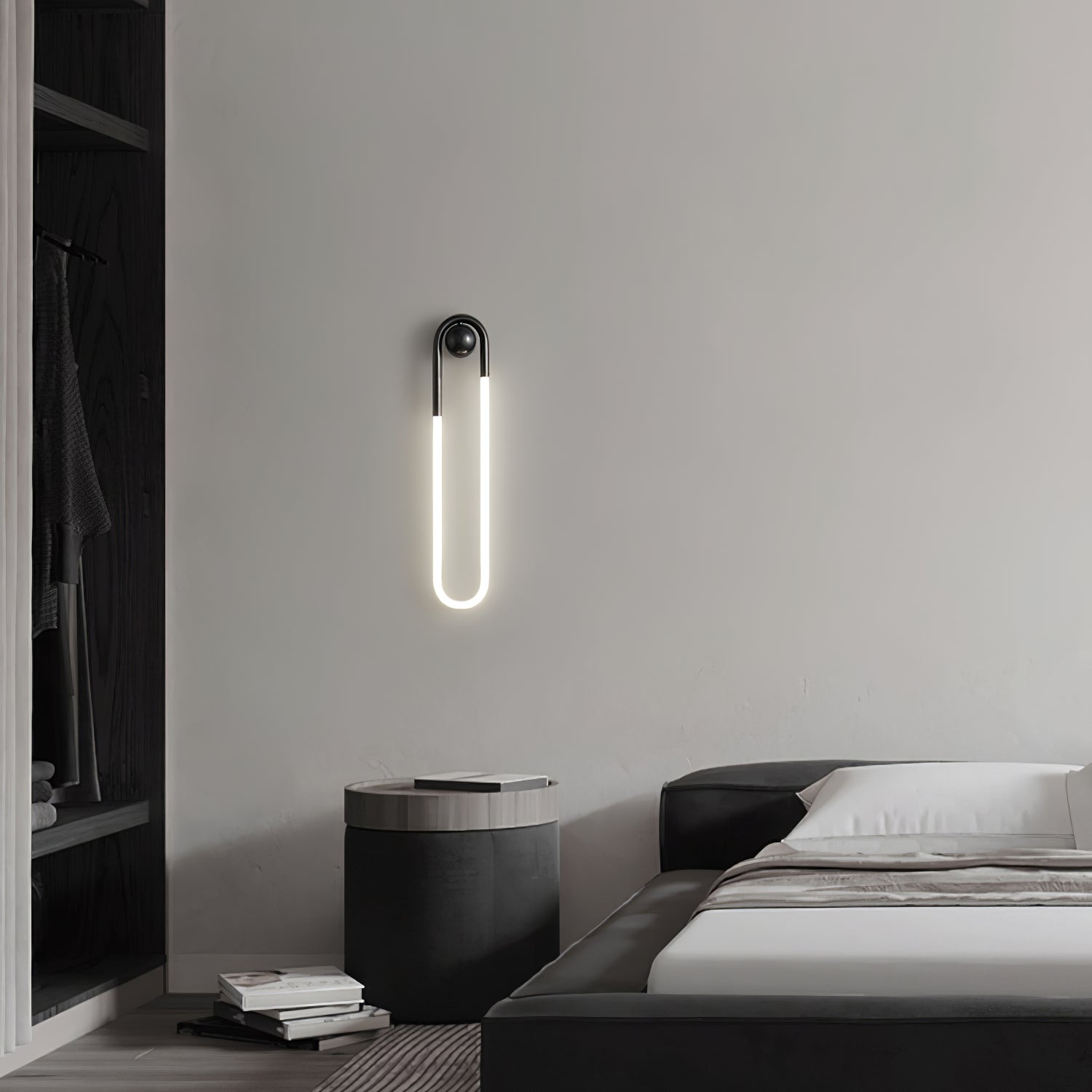 Aplique de pared curvo Marar