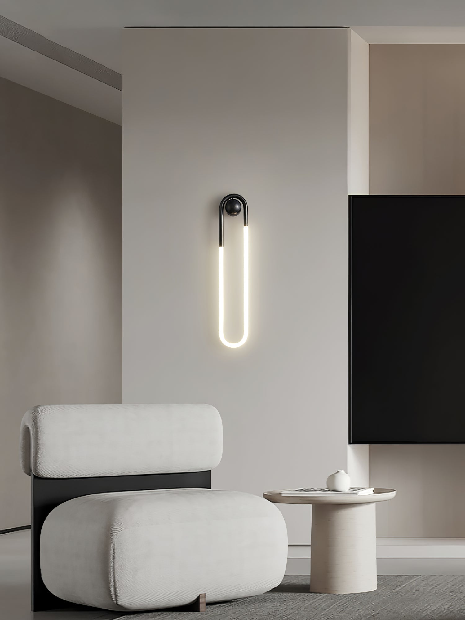 Aplique de pared curvo Marar