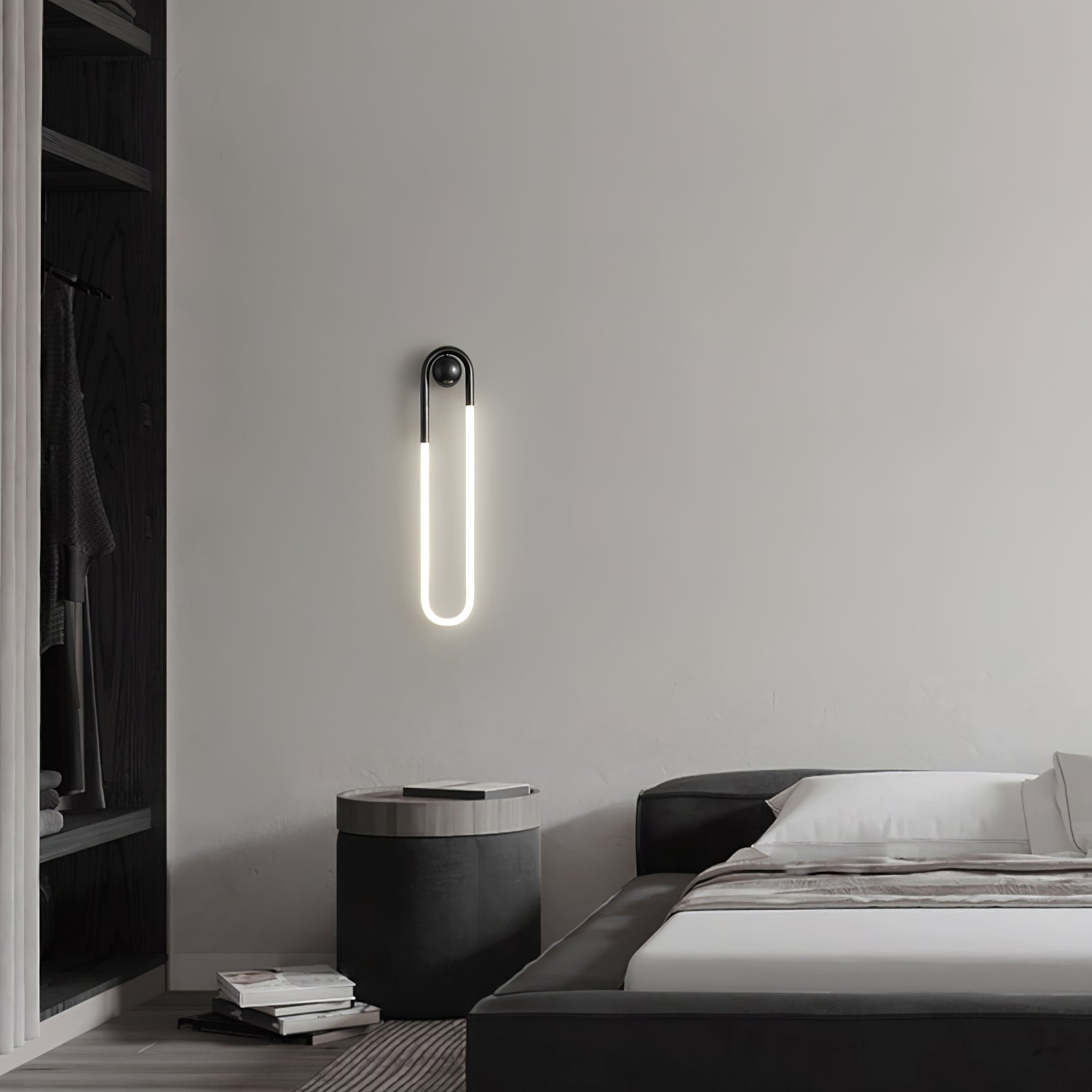 Aplique de pared curvo Marar