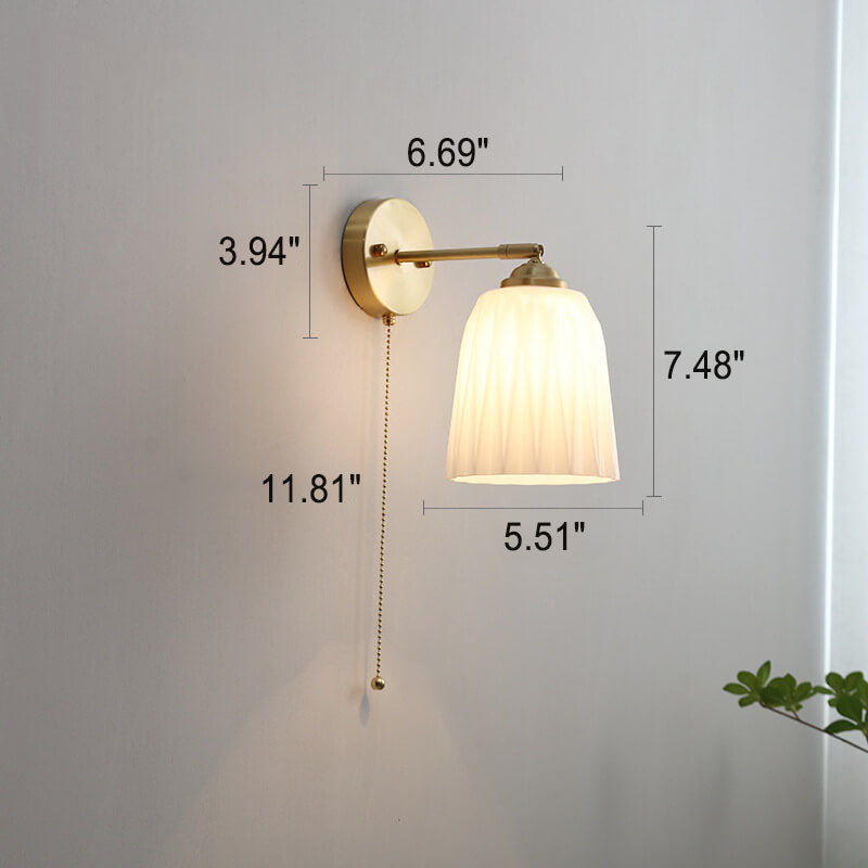 Aplique de pared acanalado Loraeza