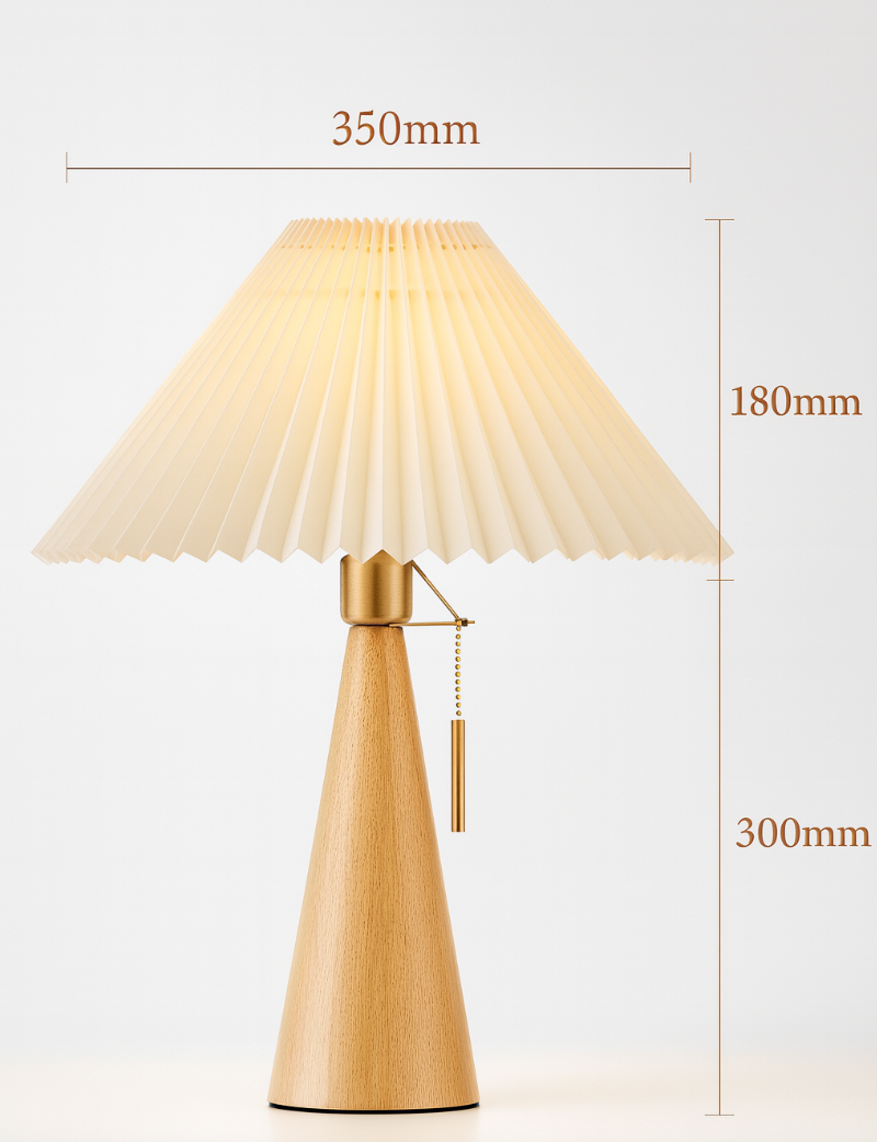 Lámpara de mesa minimalista Elisailo