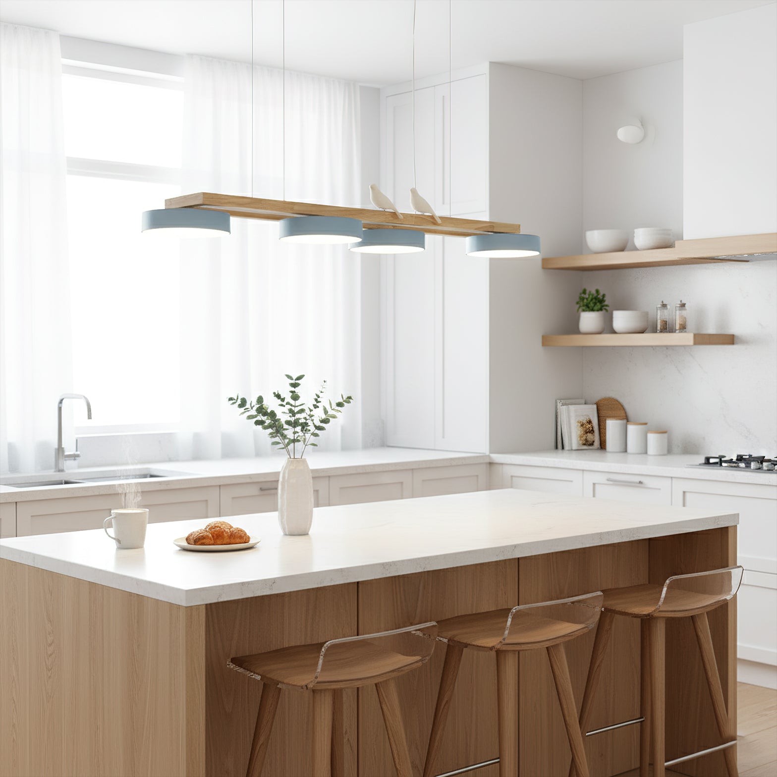 Lámpara de araña lineal Maraisa