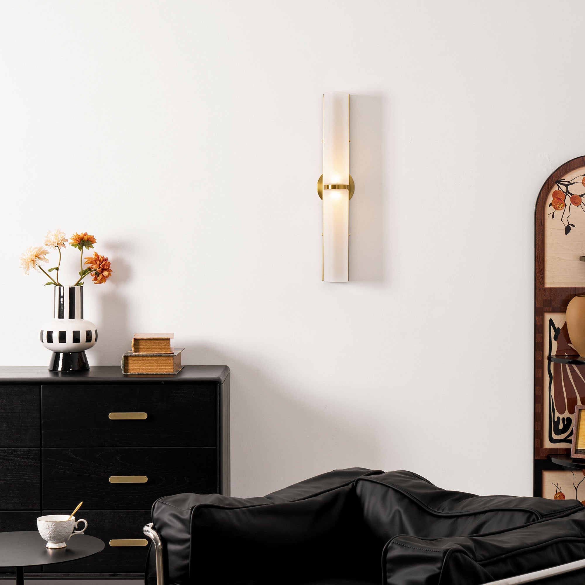 Aplique de pared tubular Olmiven