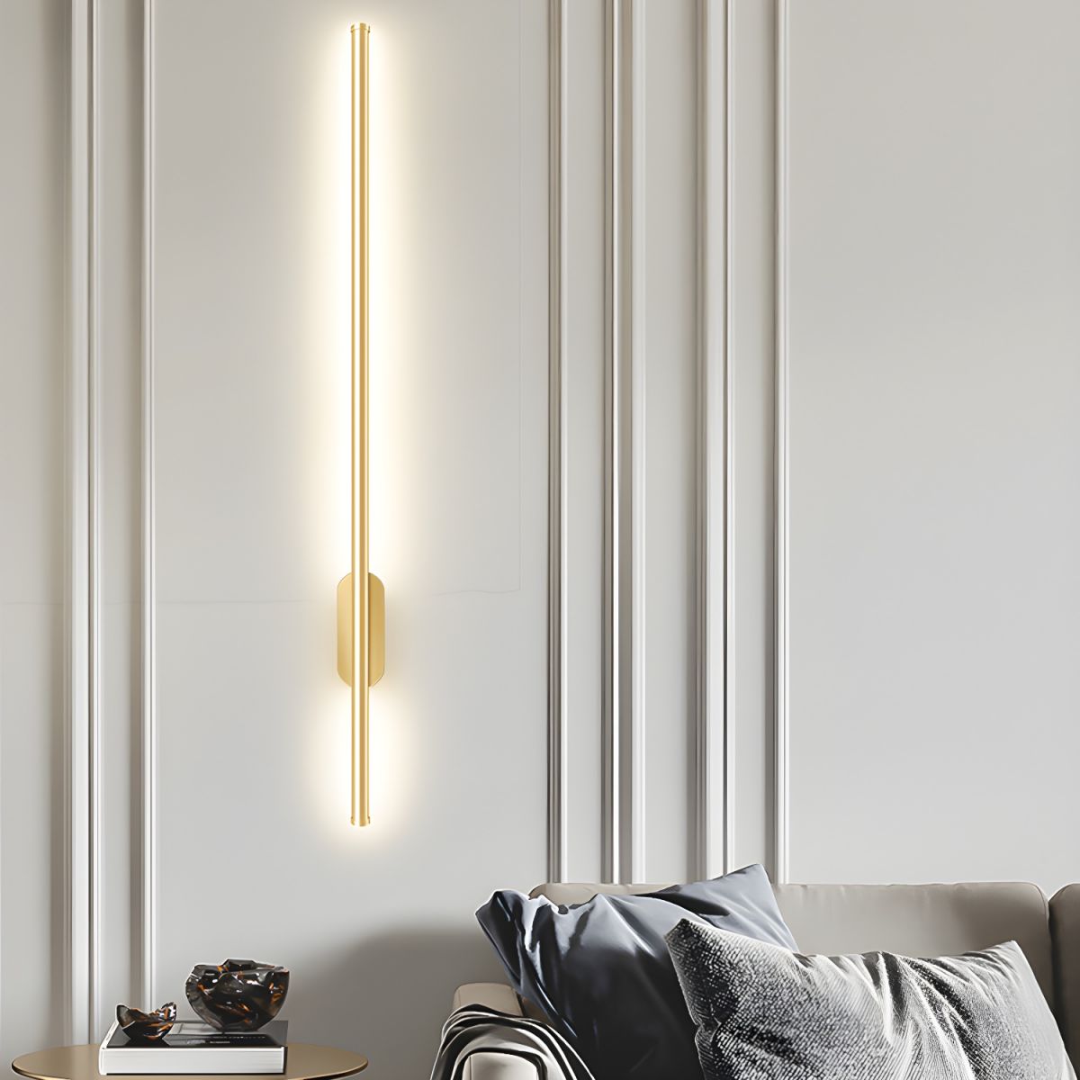 Aplique de pared lineal Gamonna