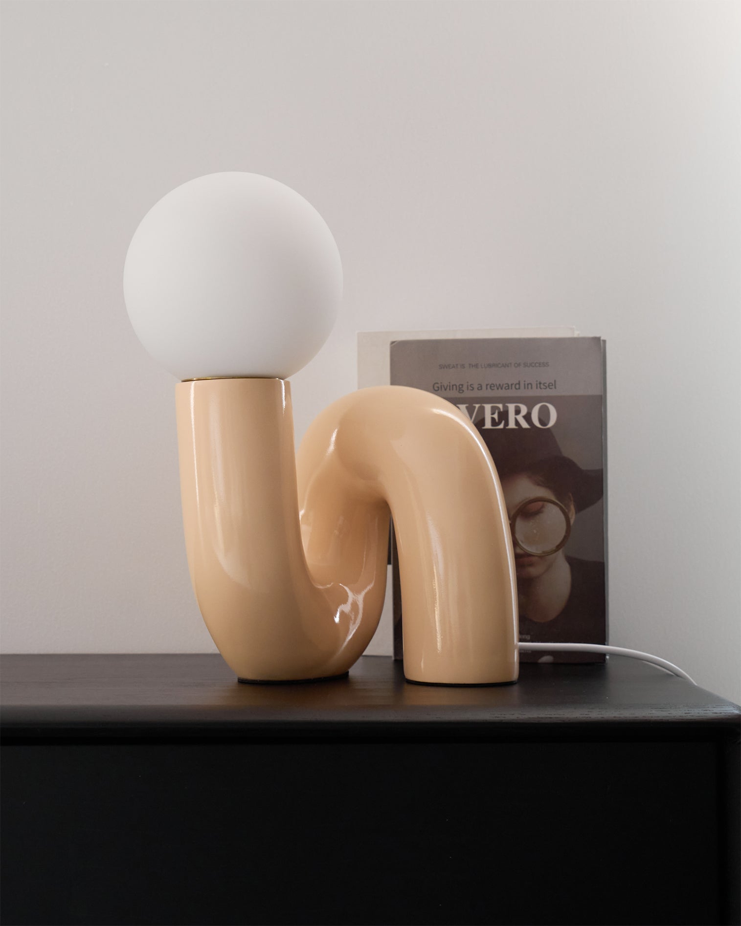 Lámpara de mesa espiral Aroal