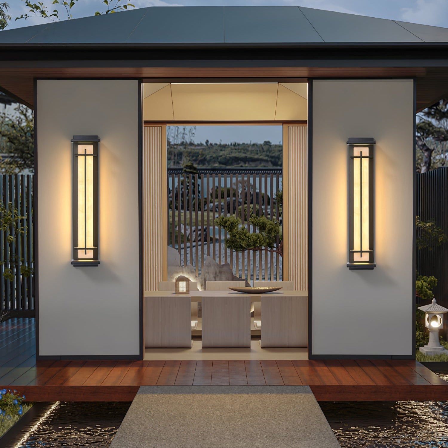 Aplique exterior Lirioero