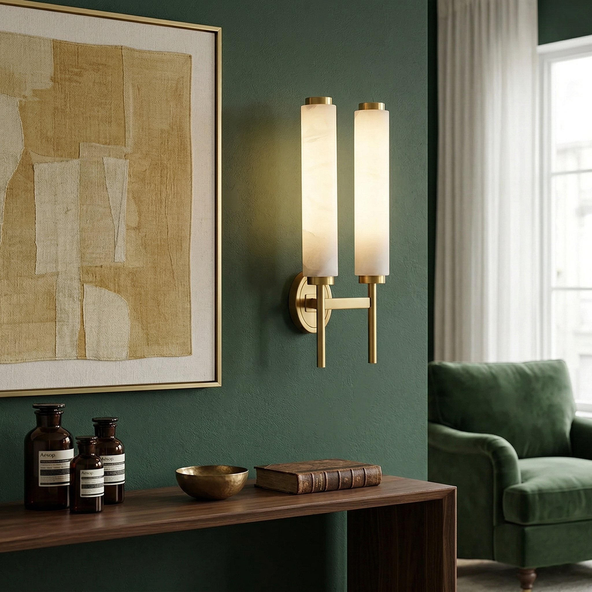 Aplique de pared tubular Aroono