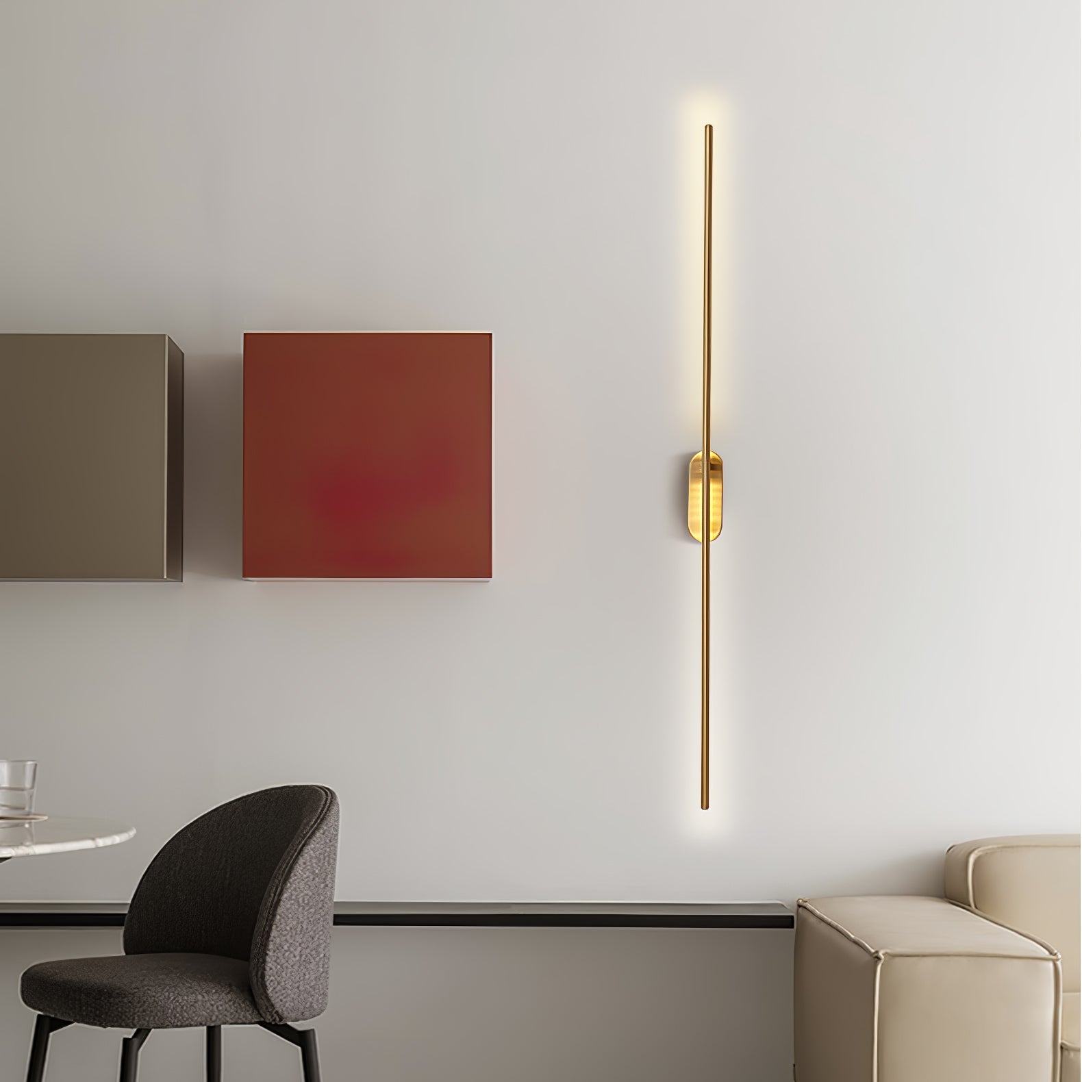 Aplique de pared lineal Lirioira
