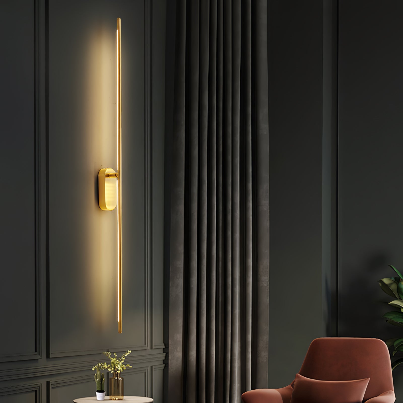 Aplique de pared lineal Lirioira