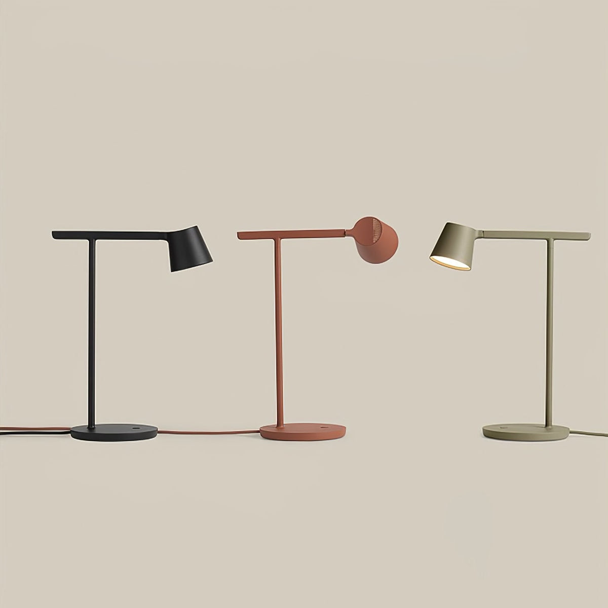 Lámpara de mesa minimalista Mielelo