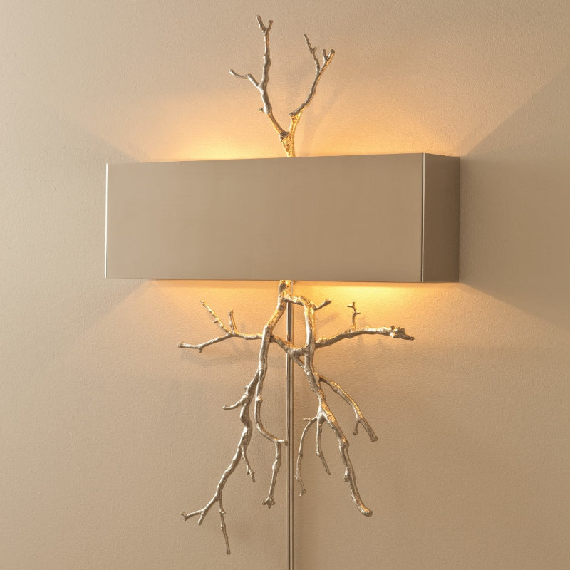 Aplique de pared escultórico Metalis