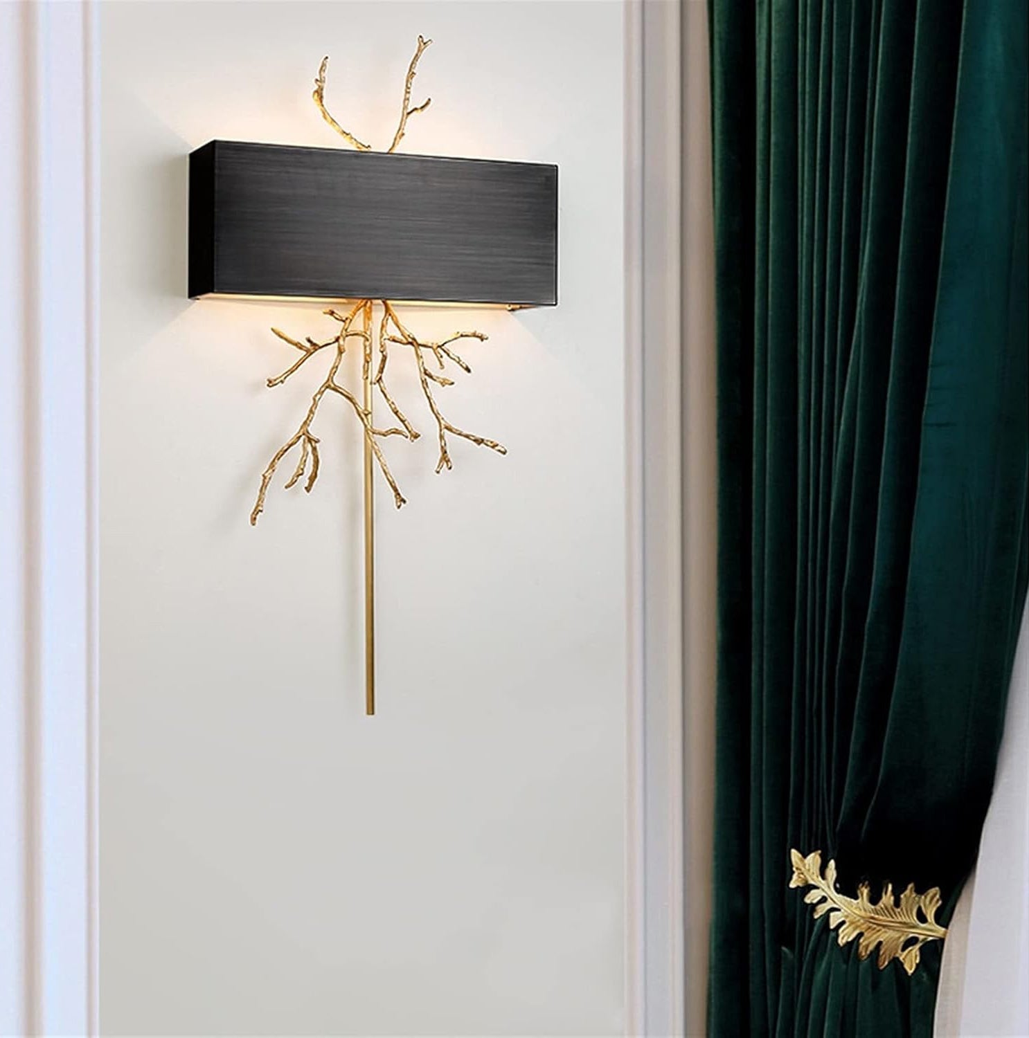 Aplique de pared escultórico Metalis