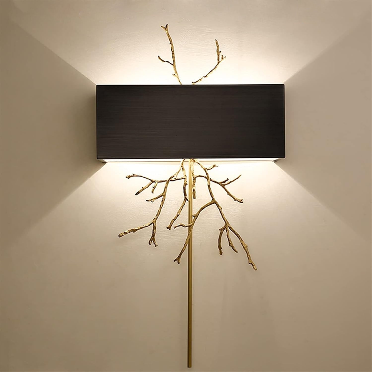 Aplique de pared escultórico Metalis