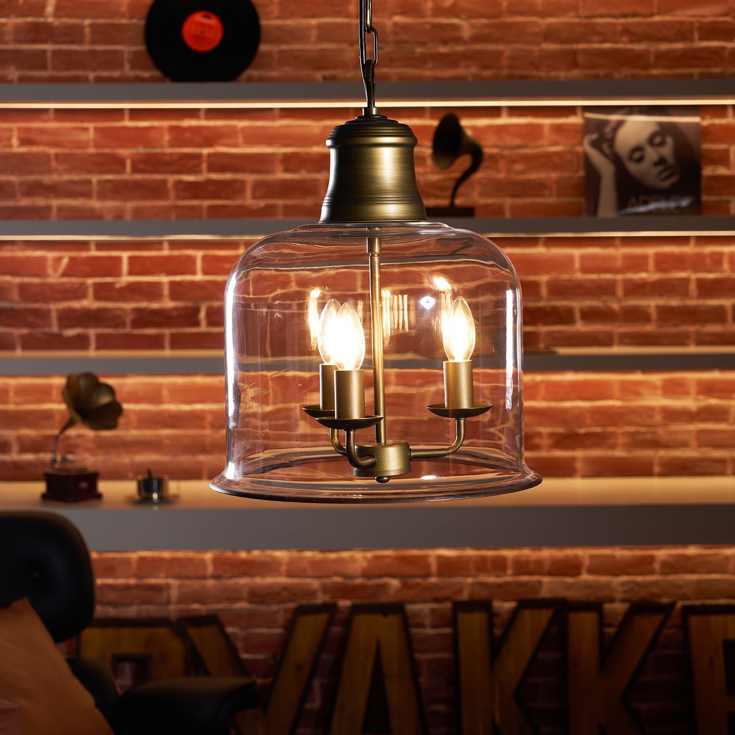 Lámpara colgante farol Lomaero