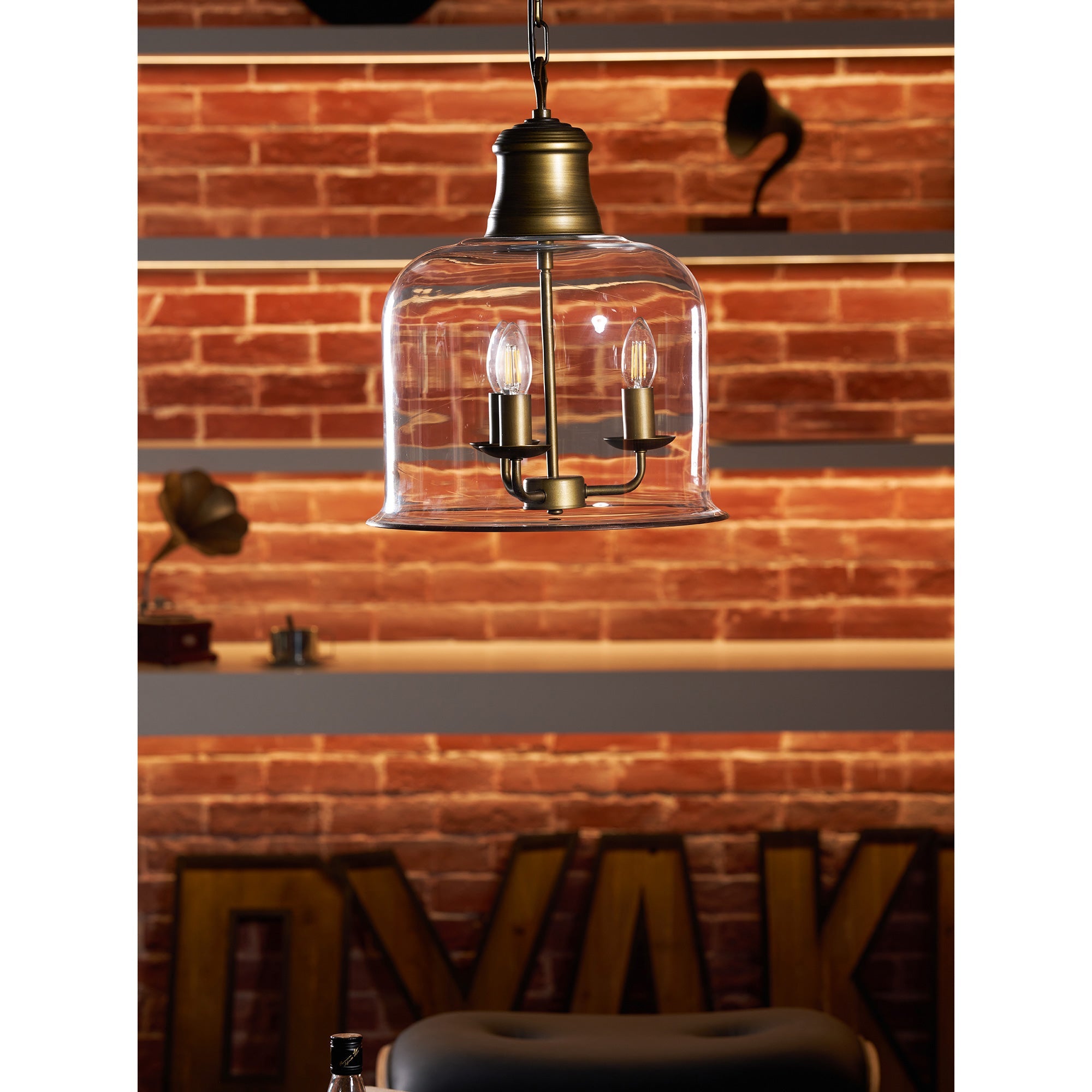 Lámpara colgante farol Lomaero