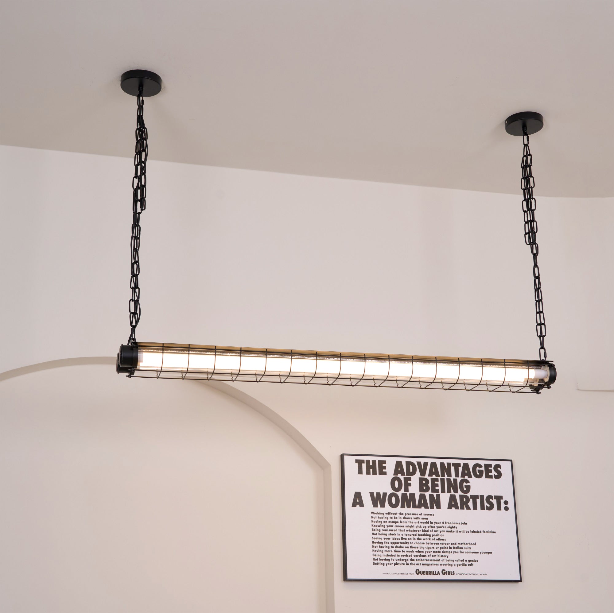 Lámpara colgante tubular Doraeo