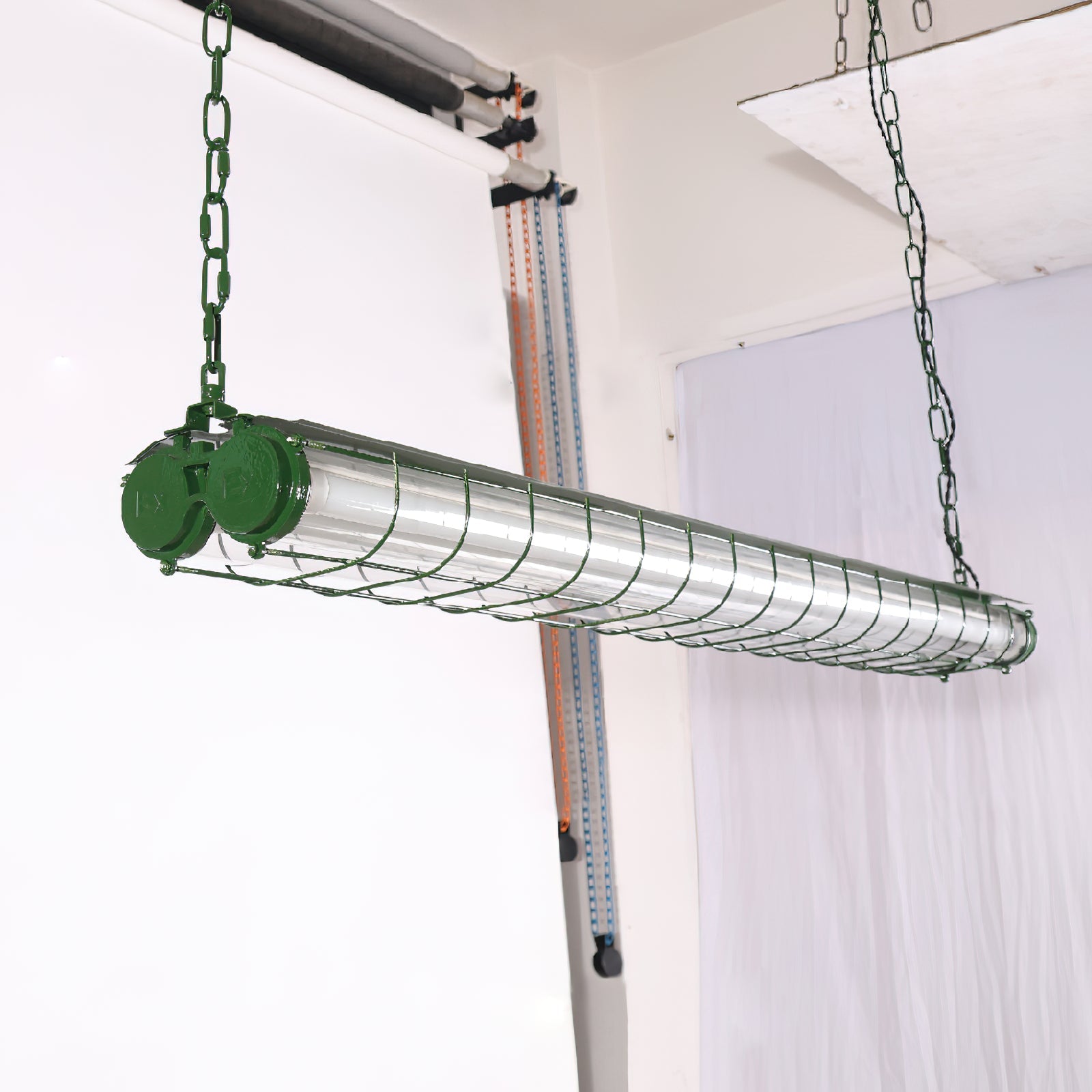 Lámpara colgante tubular Doraeo