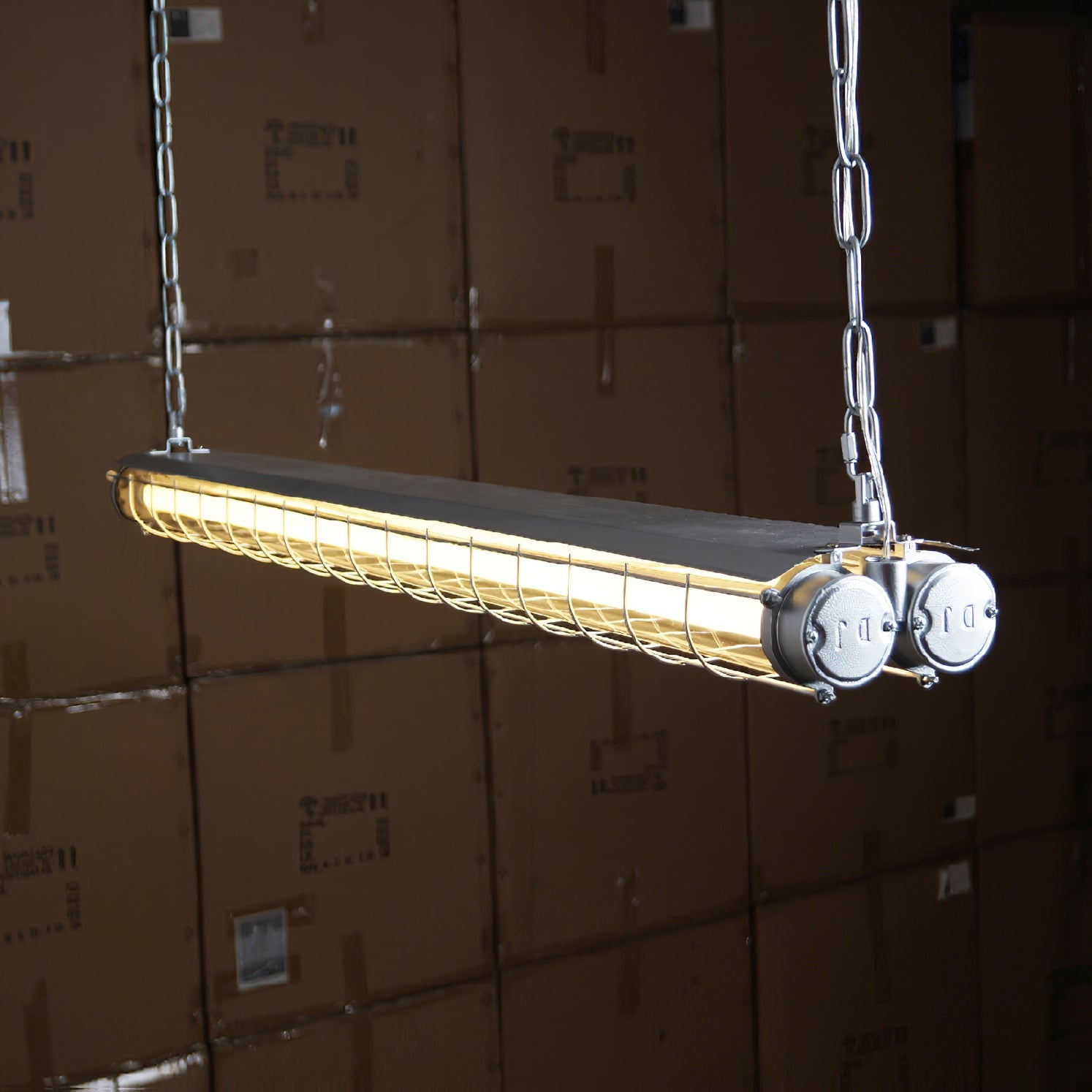 Lámpara colgante tubular Doraeo