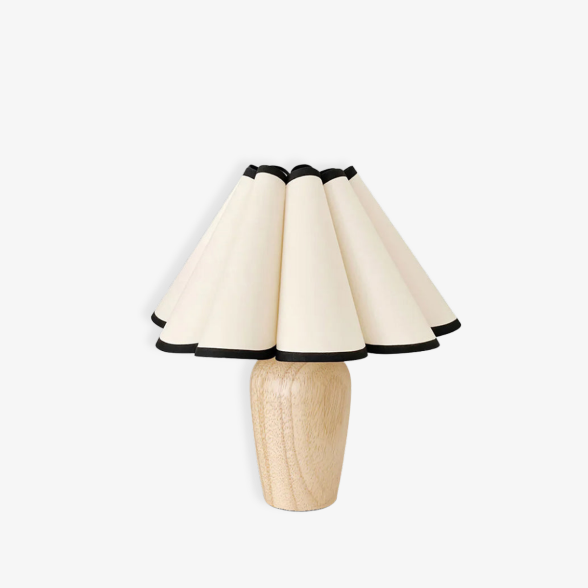 Lámpara de mesa acanalada Nubeaz