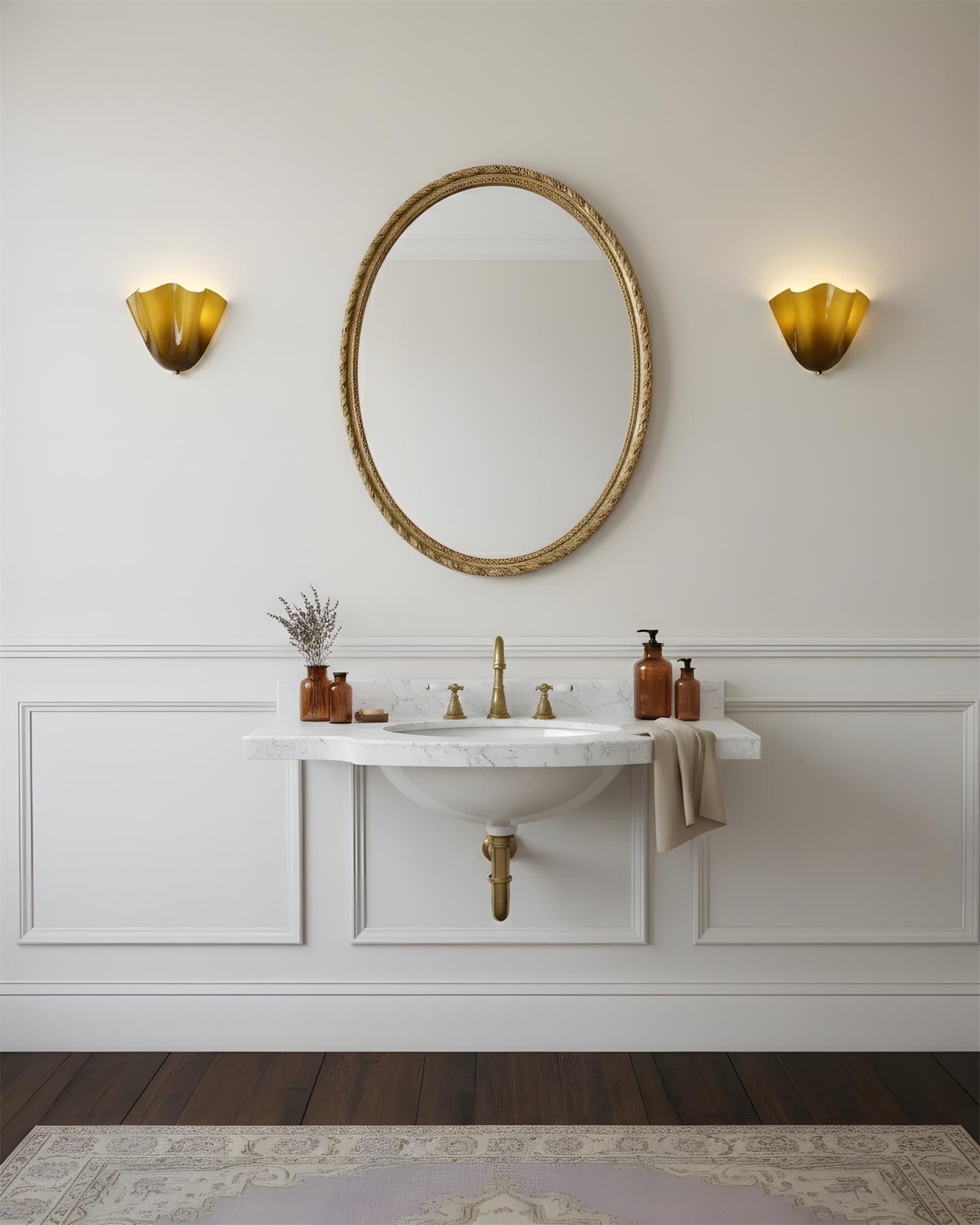 Aplique de pared escultural Miaon