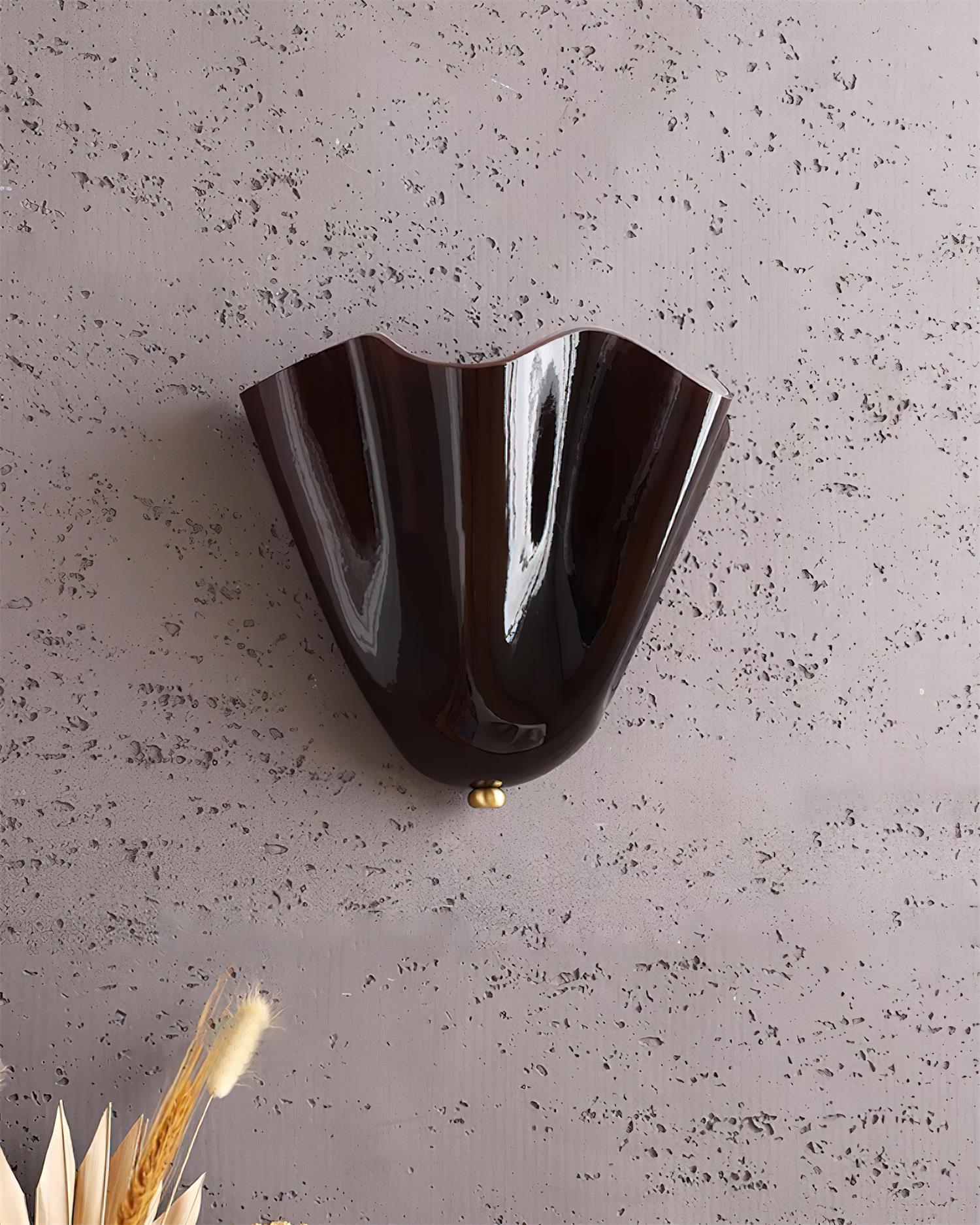 Aplique de pared escultural Miaon