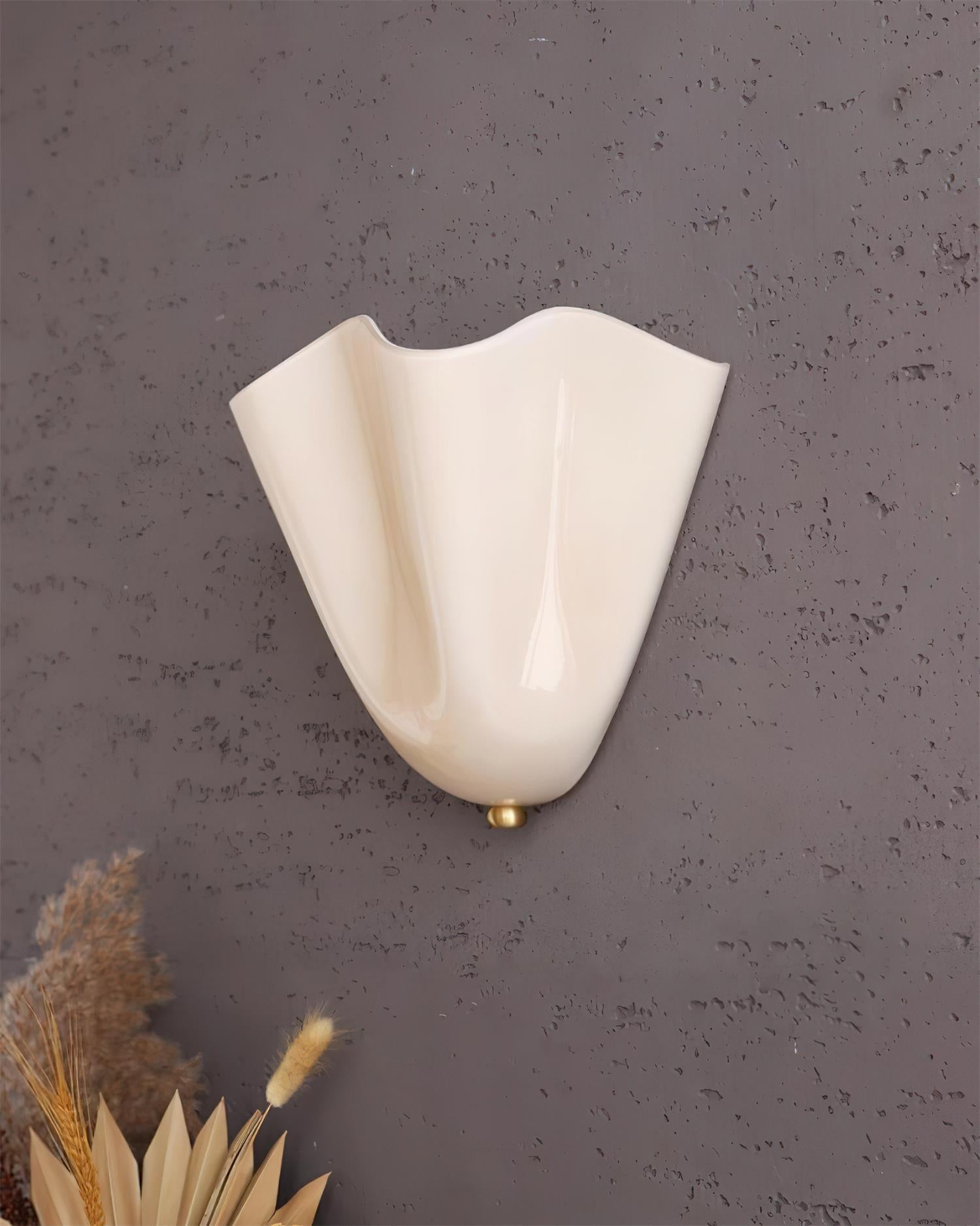 Aplique de pared escultural Miaon