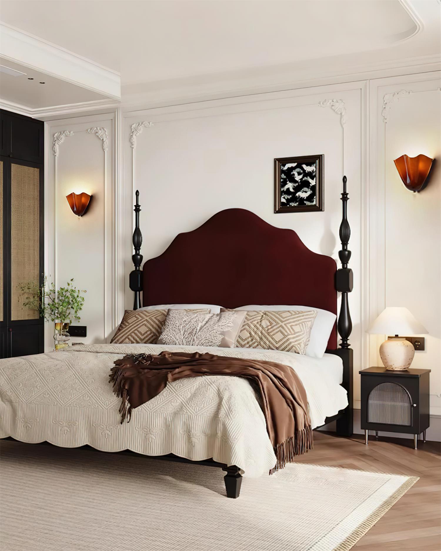 Aplique de pared escultural Miaon