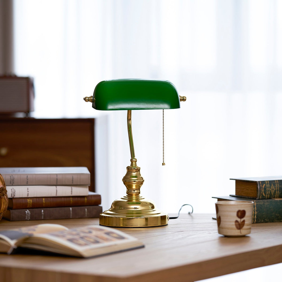 Vintage Bankers Table Lamp – detail 16