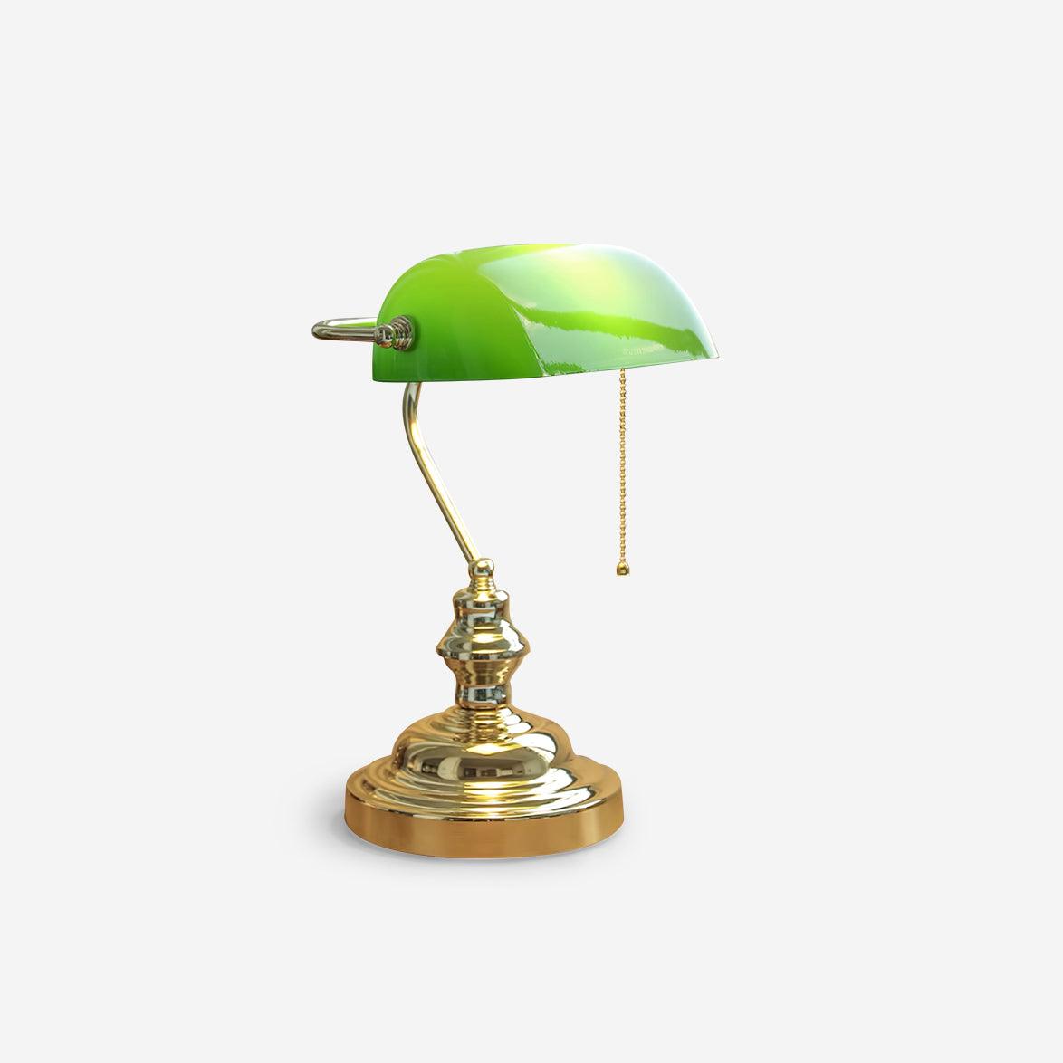 Vintage Bankers Table Lamp