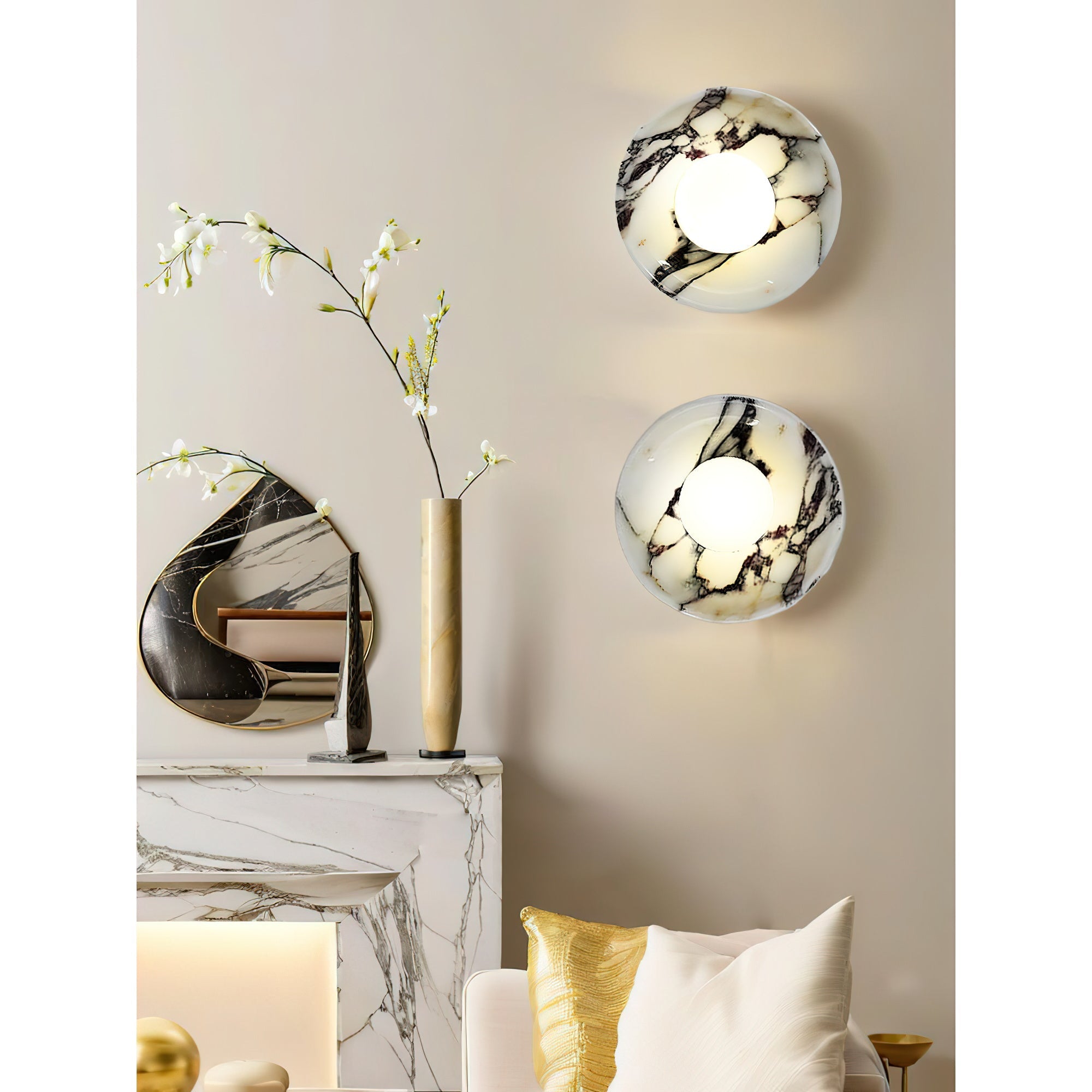 Aplique de pared globo Briizo