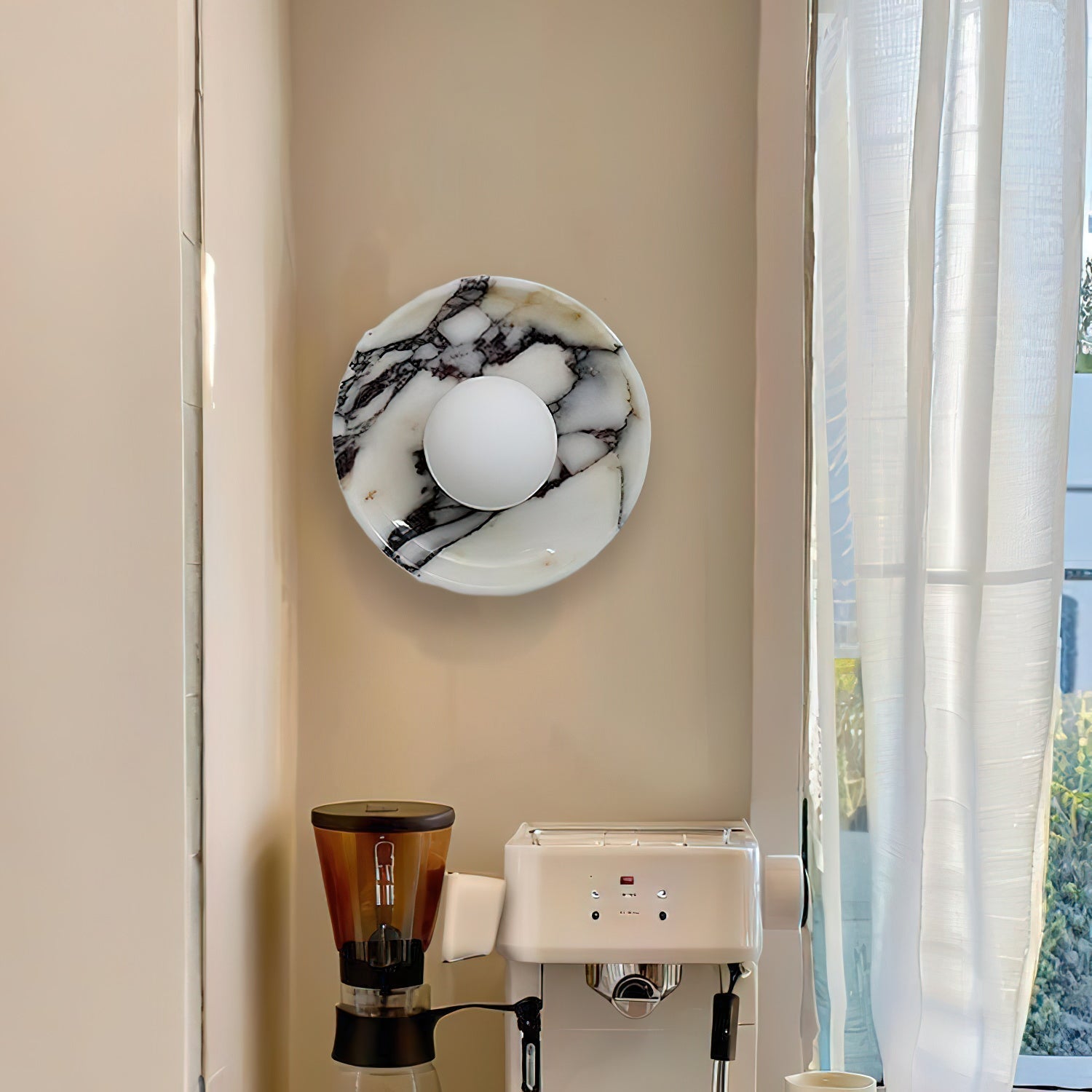 Aplique de pared globo Briizo