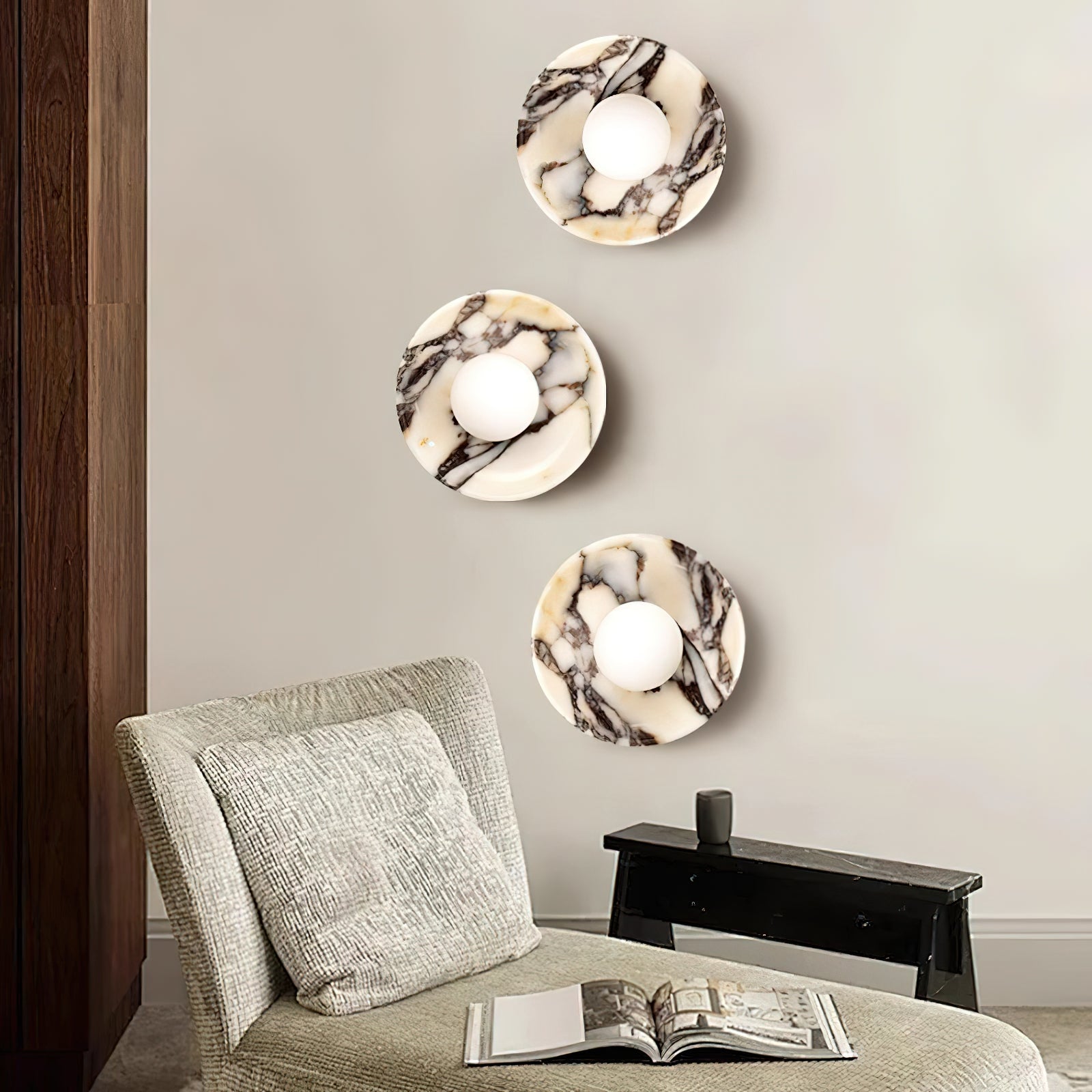 Aplique de pared globo Briizo