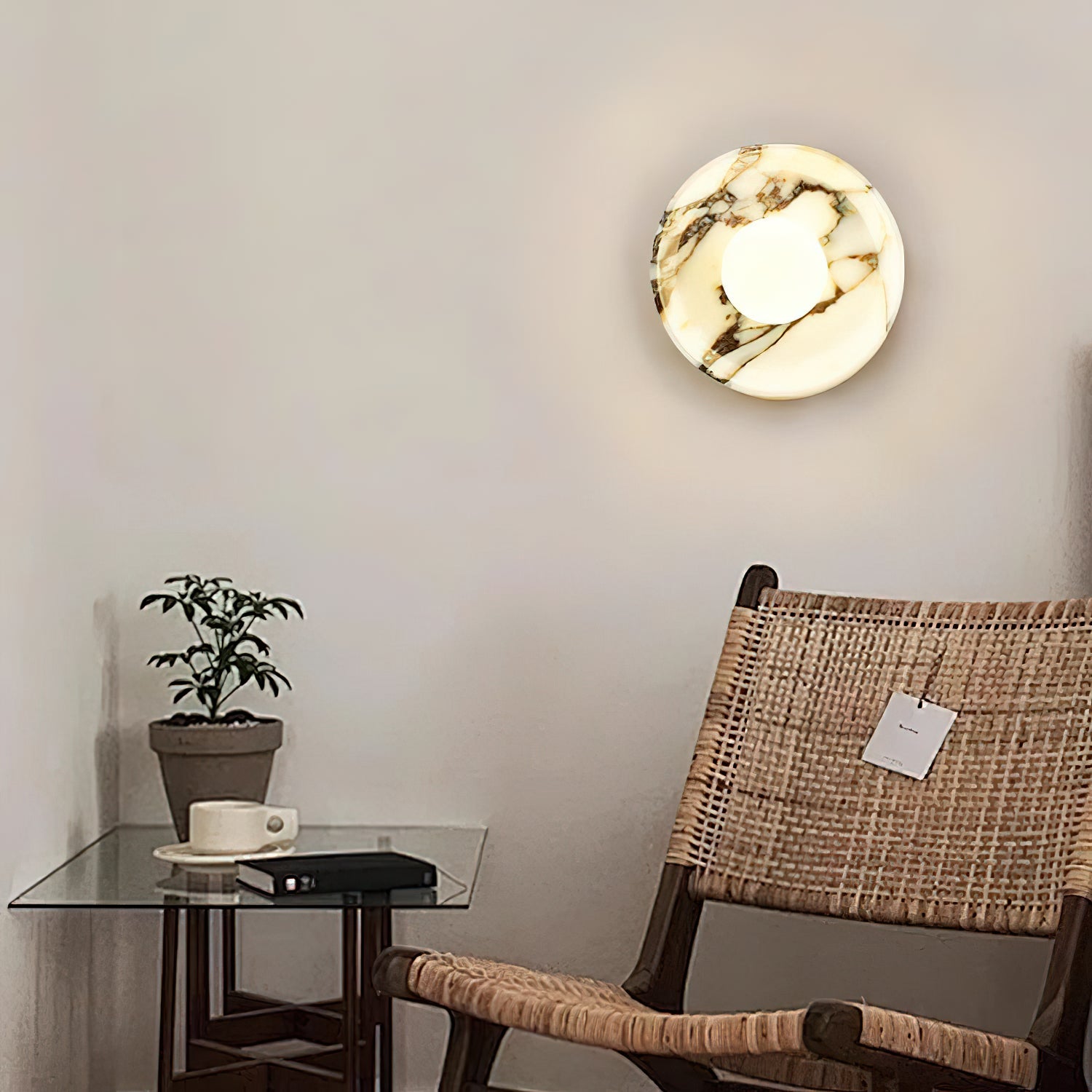 Aplique de pared globo Briizo