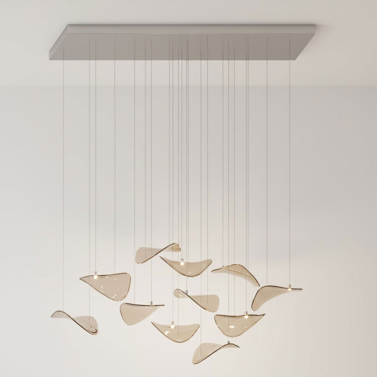 Wave Floating Leaf Chandelier – detail 33