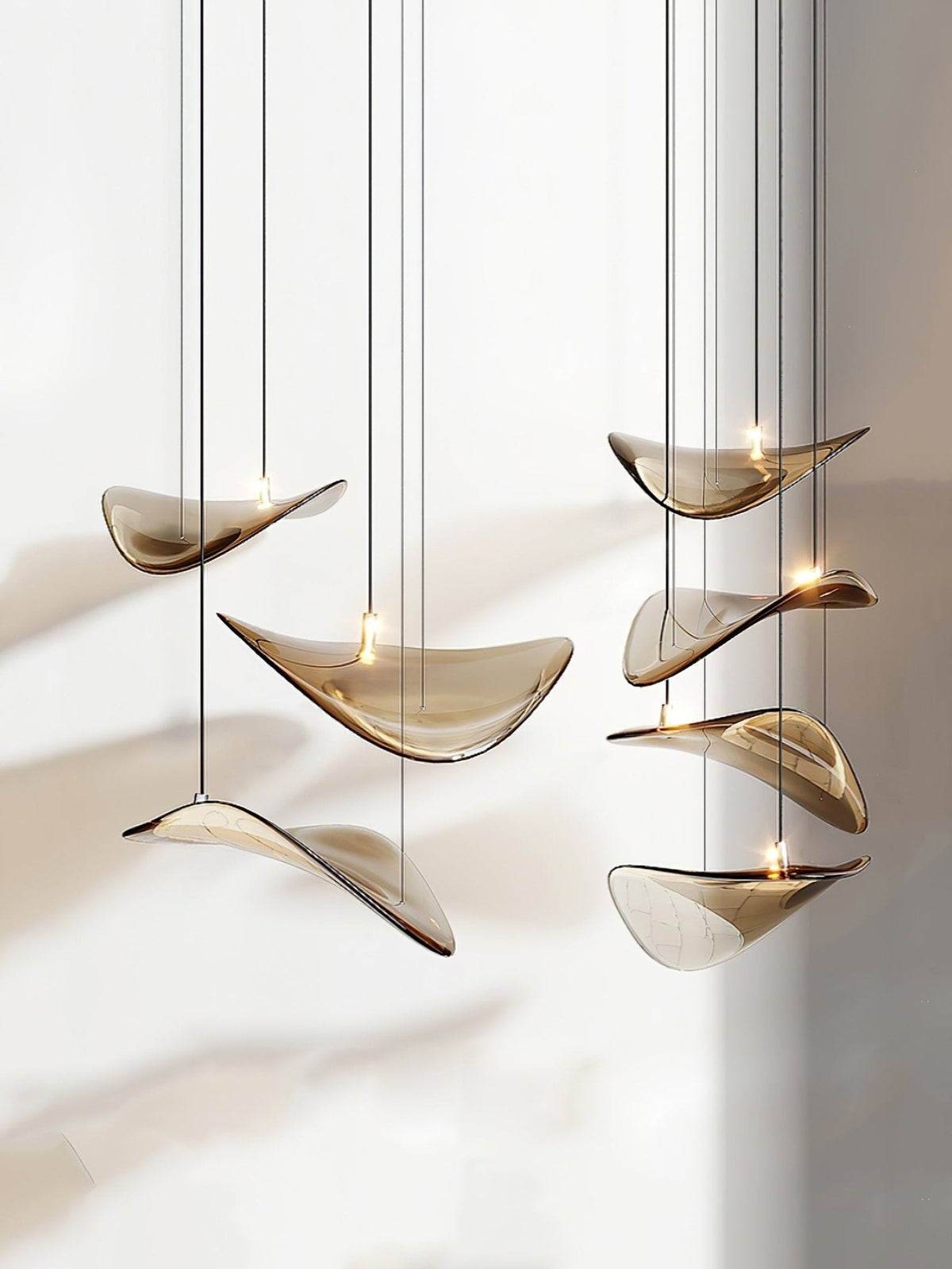 Wave Floating Leaf Chandelier – detail 9