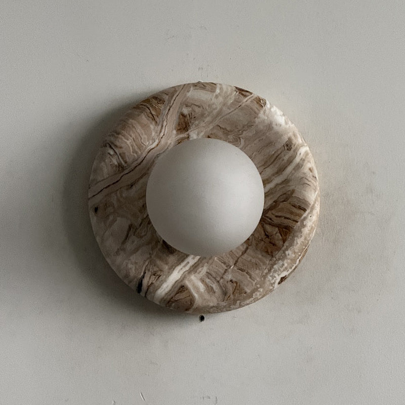Aplique de pared redondo Liriouz