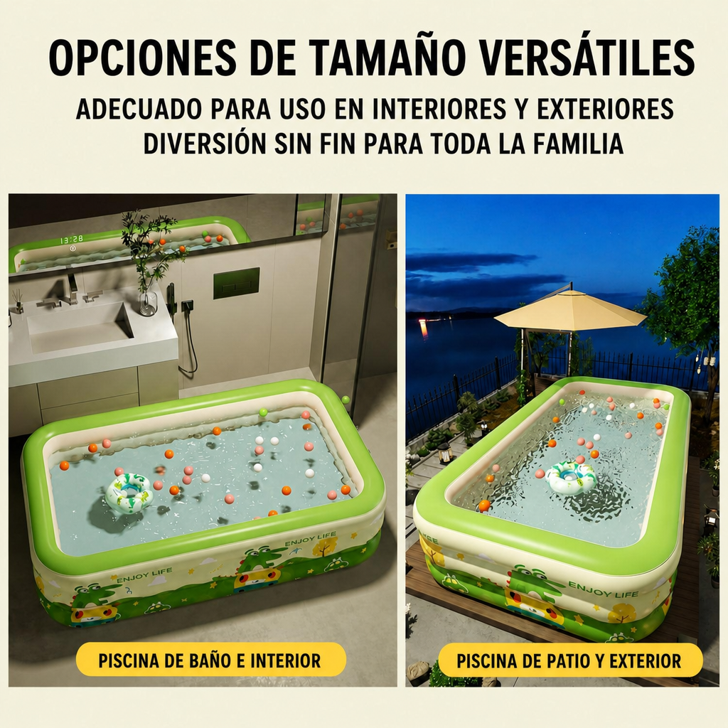 Piscina hinchable exterior Ondairo
