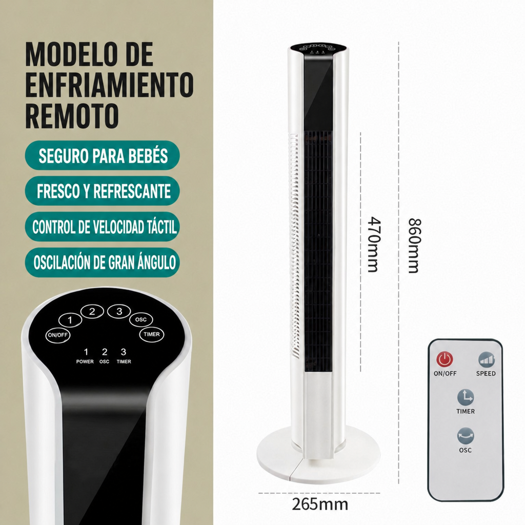Ventilador de torre Miraino