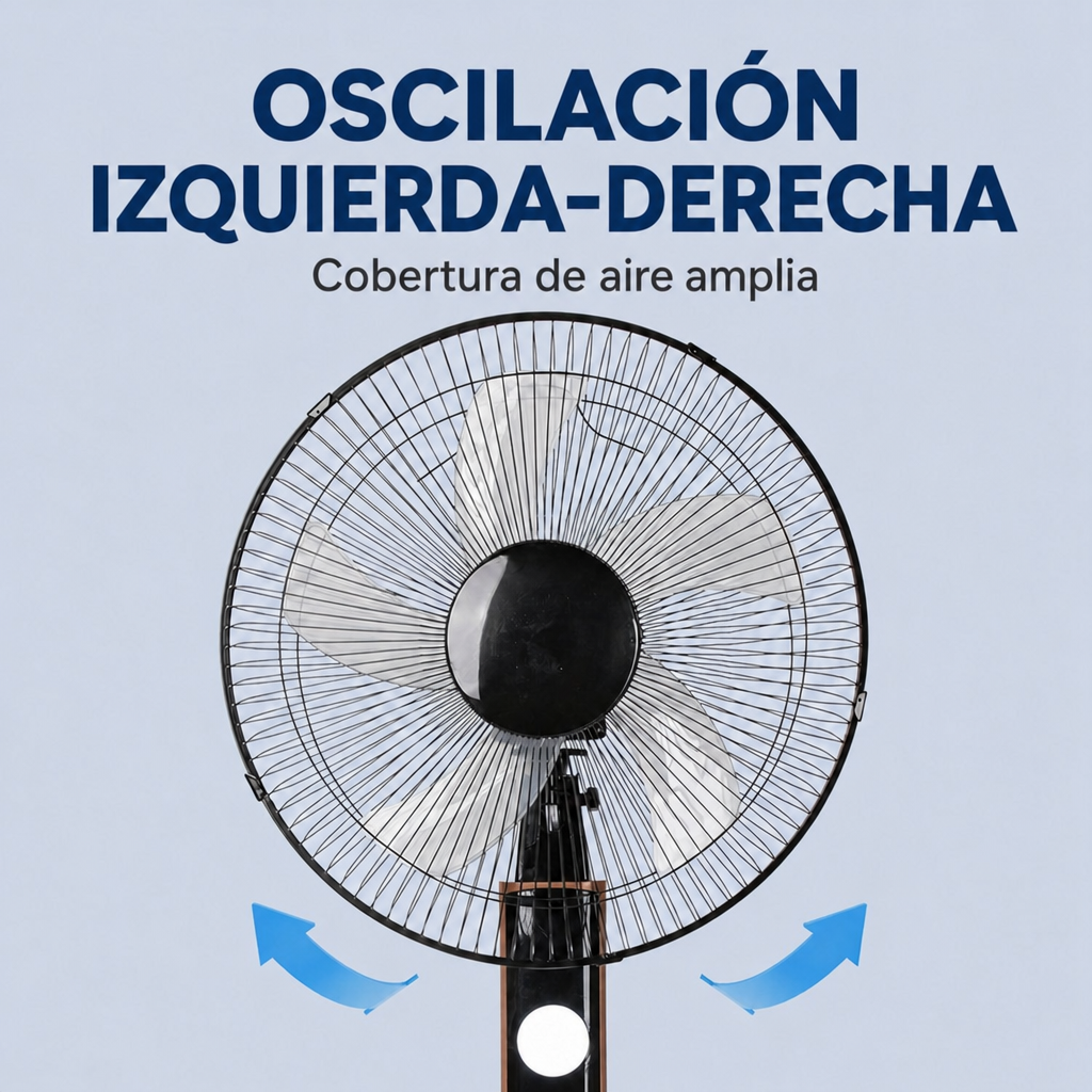Ventilador de pie Eliaeno
