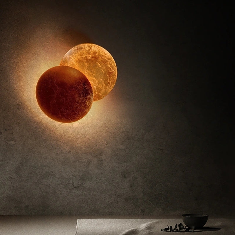 Aplique de pared redondo Lunaiso