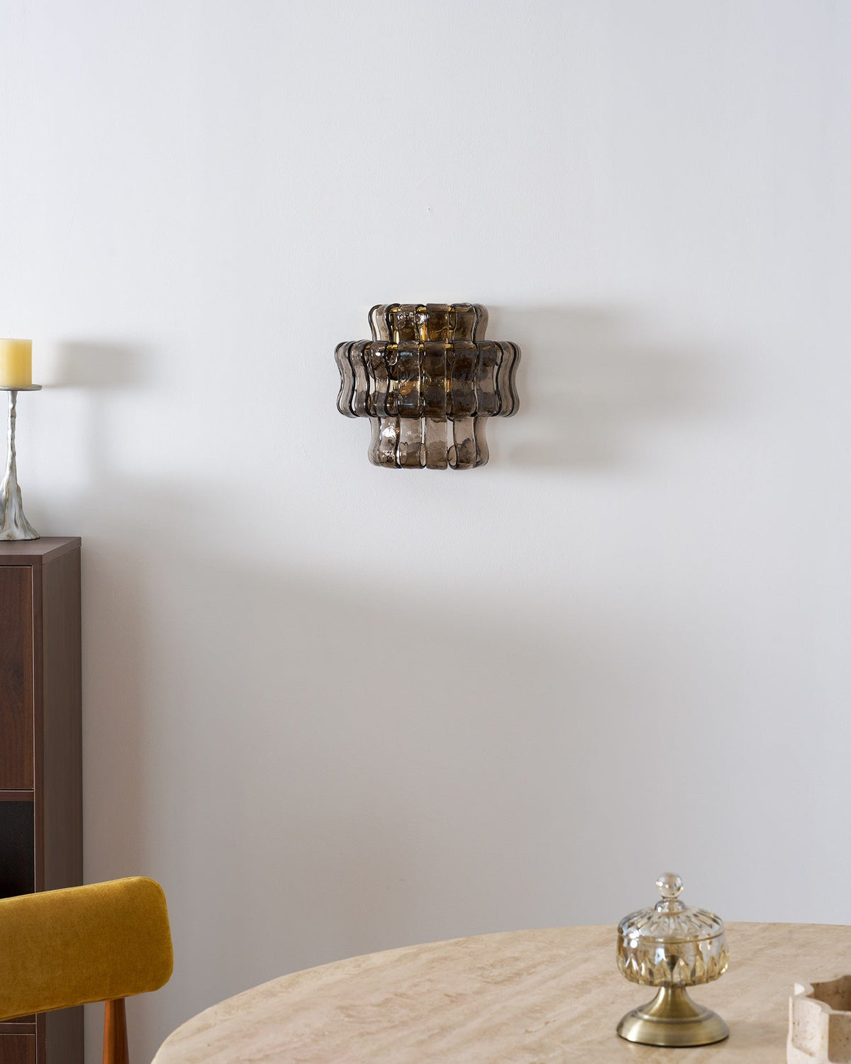 Aplique de pared acanalado Finaio