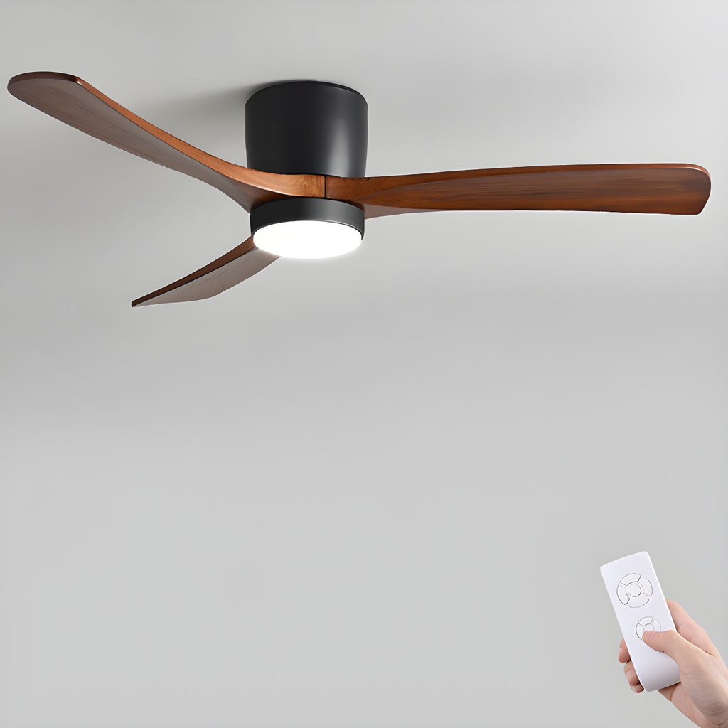 Ventilador de techo LED de madera Looma
