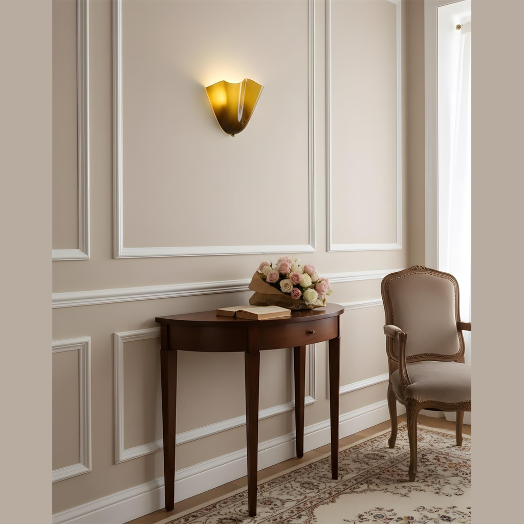 Aplique de pared escultural Miaon